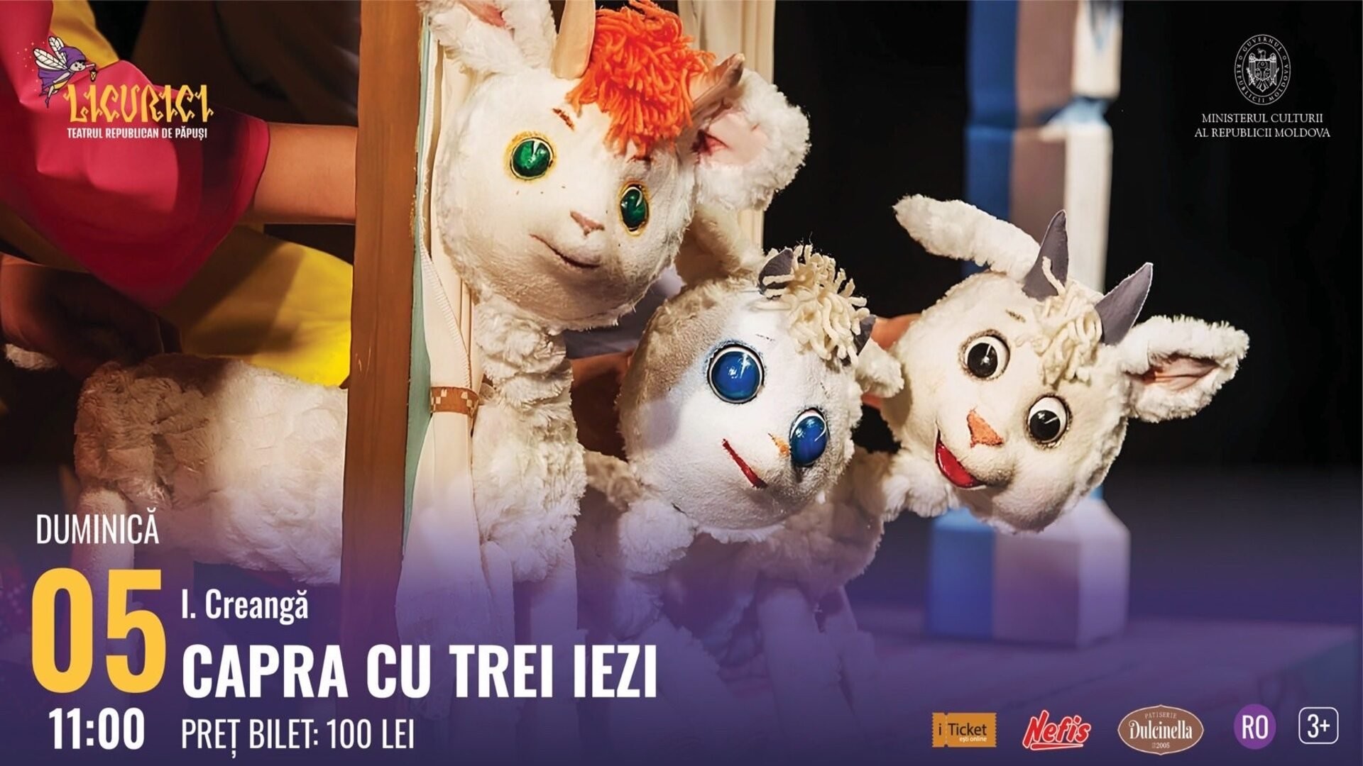 CAPRA CU TREI IEZI