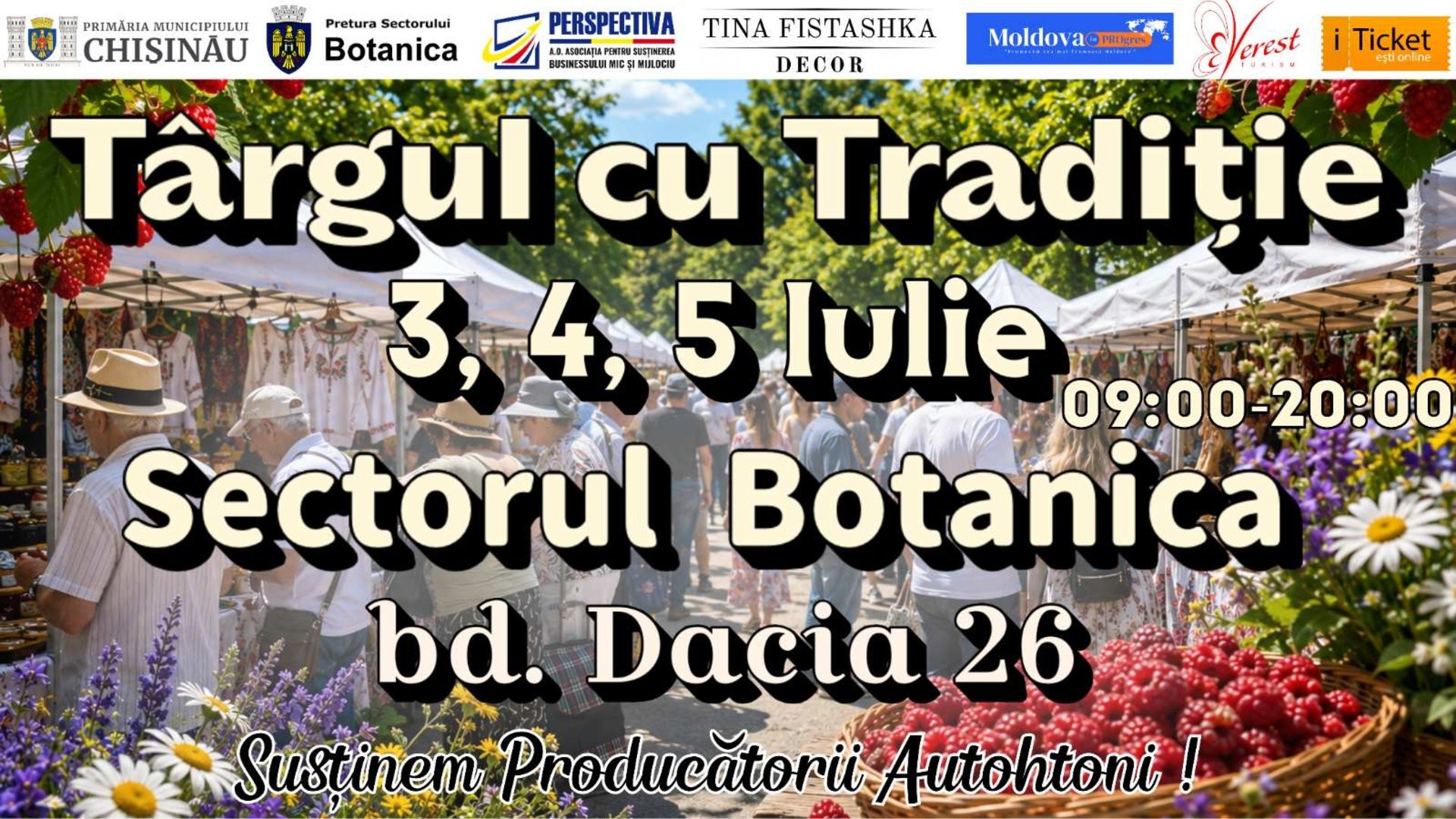 TÂRGUL CU TRADIȚIE revine în Sectorul Botanica!