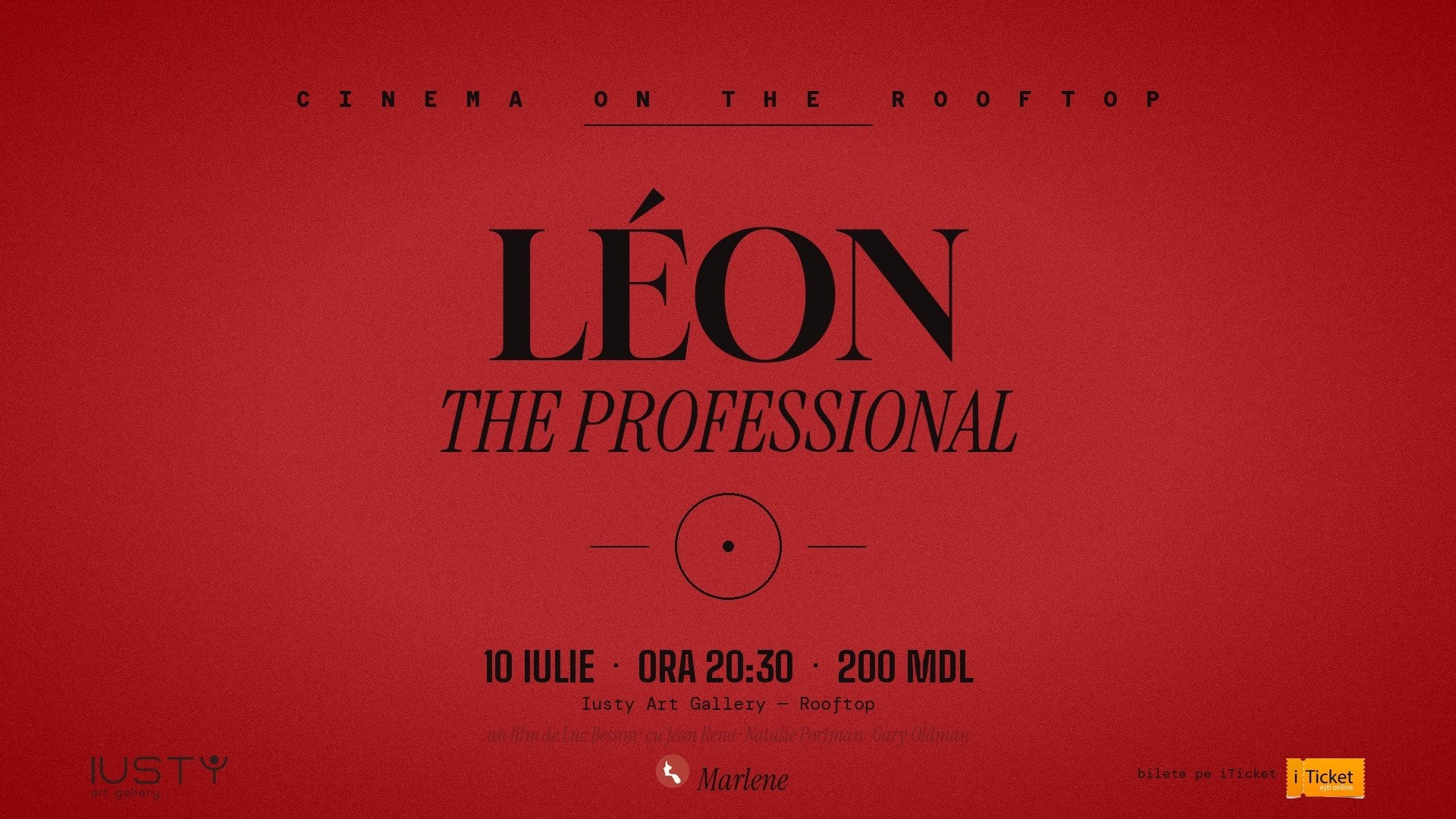 LÉON: THE PROFESSIONAL — cinema sub cerul liber, la Iusty