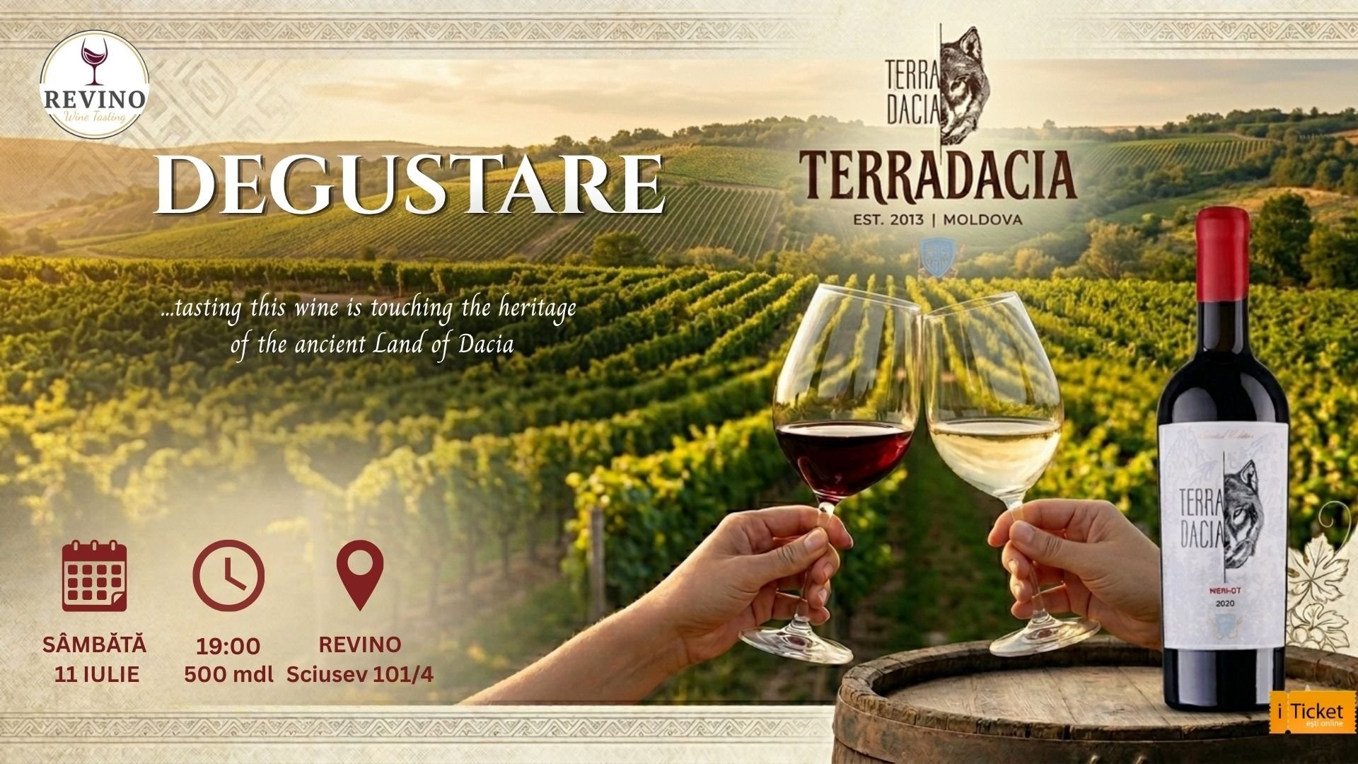Degustare Terra Dacia: Vinuri cu caracter