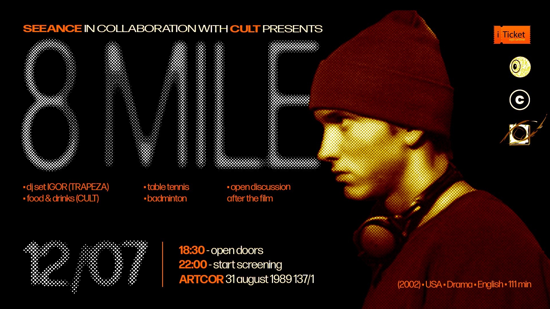 SEEANCE/CULT OPEN AIR: 8 MILE