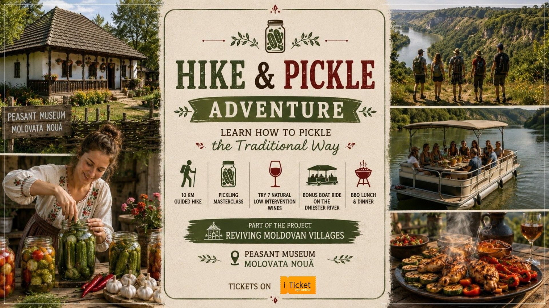 Hike & Pickle Adventure at Riviera Nistrului - Learn How to Pickle the Traditional Way