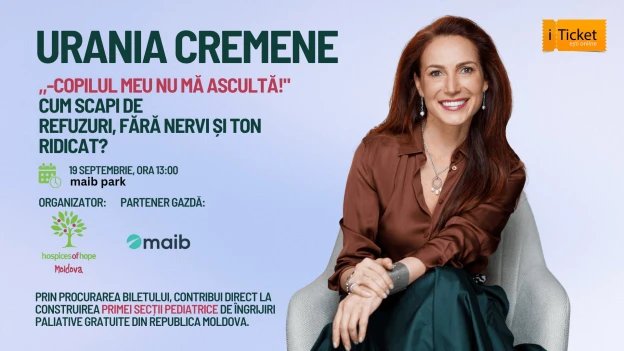 „Copilul meu nu mă ascultă!” – Cum scapi de refuzuri, fără nervi și ton ridicat | Conferință de parenting cu Urania Cremene
