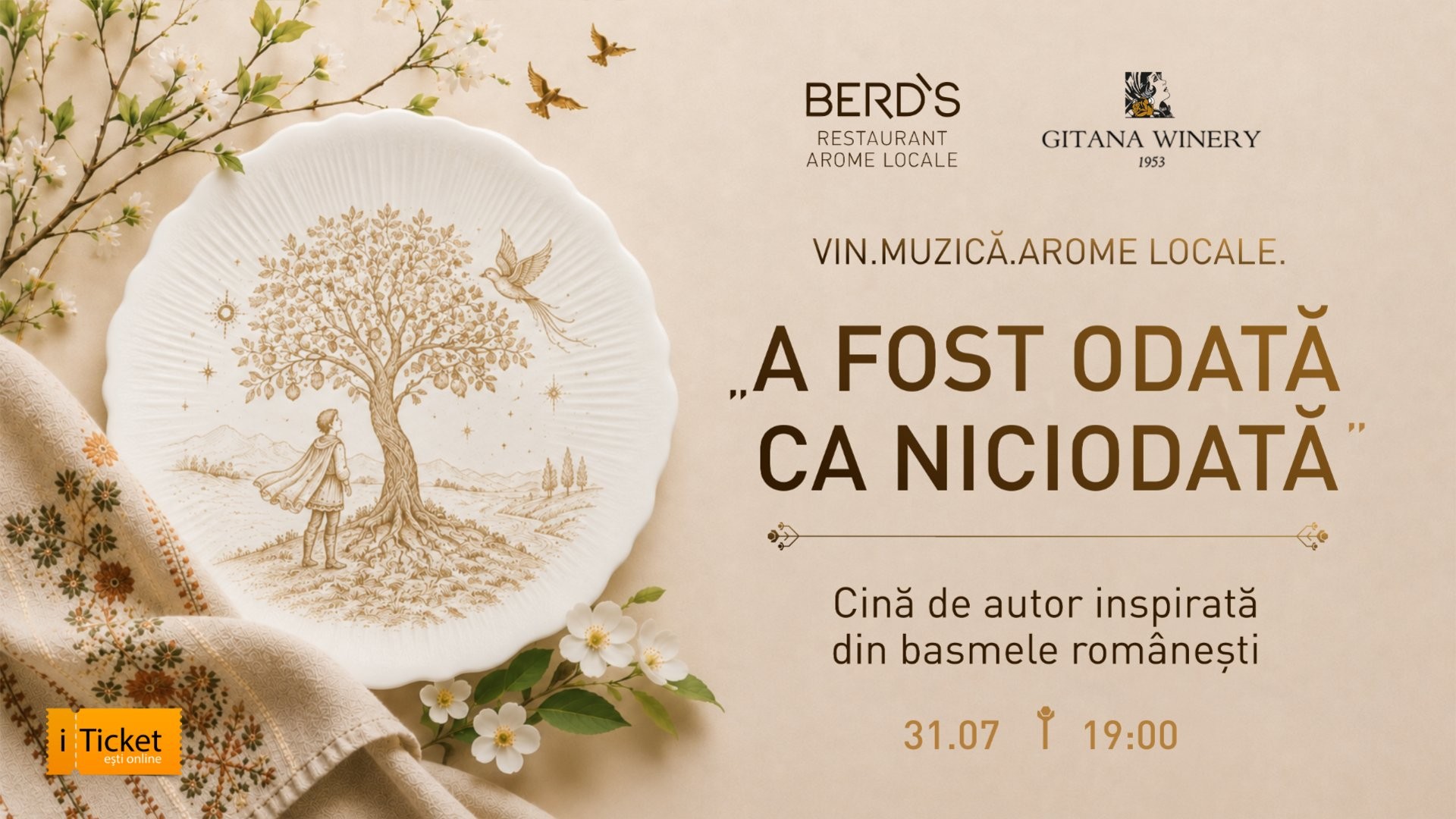 Cină de autor by BERDS Restaurant Arome Locale