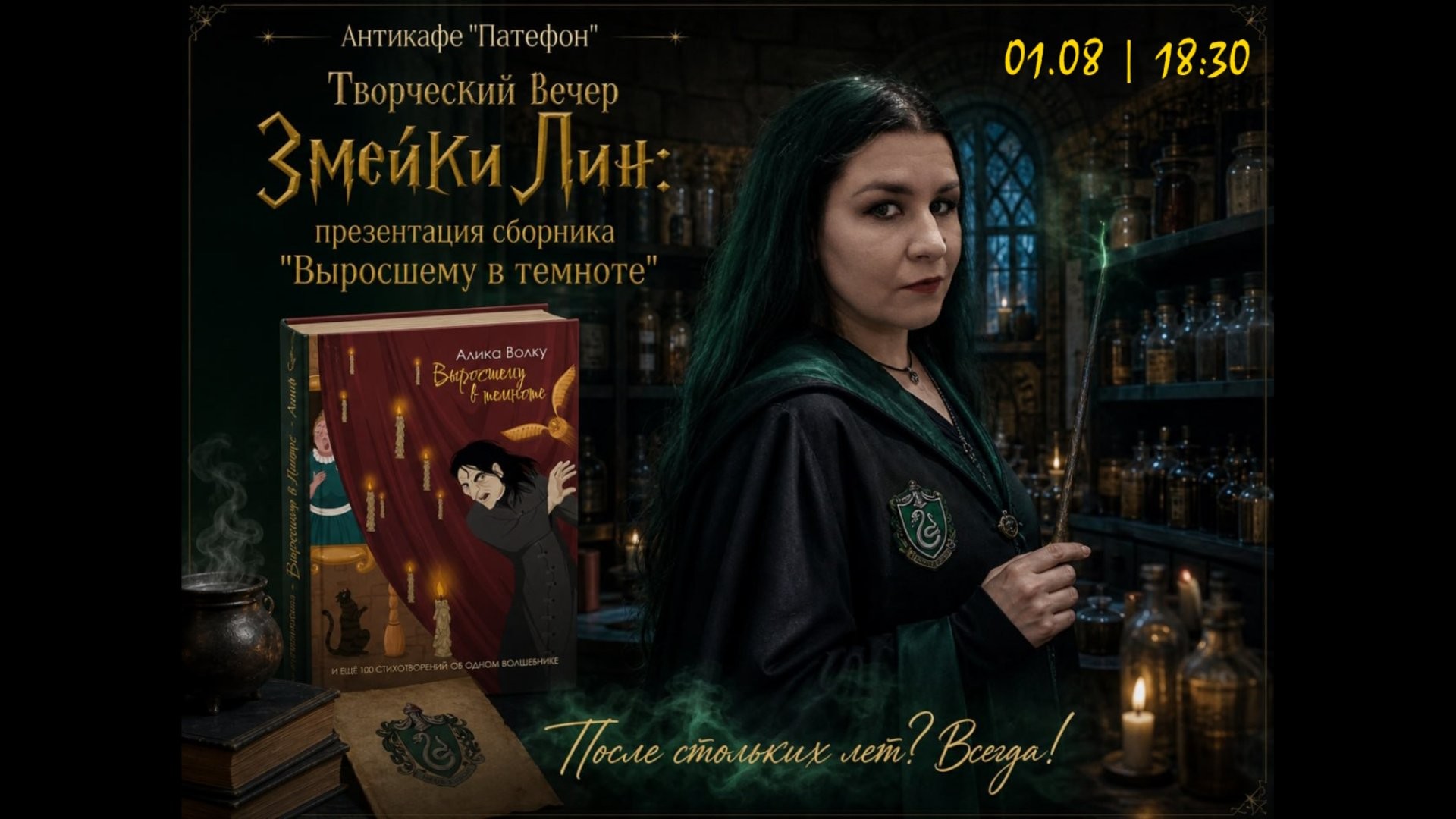 Литературный вечер Алины Волку (Змейки Лин)