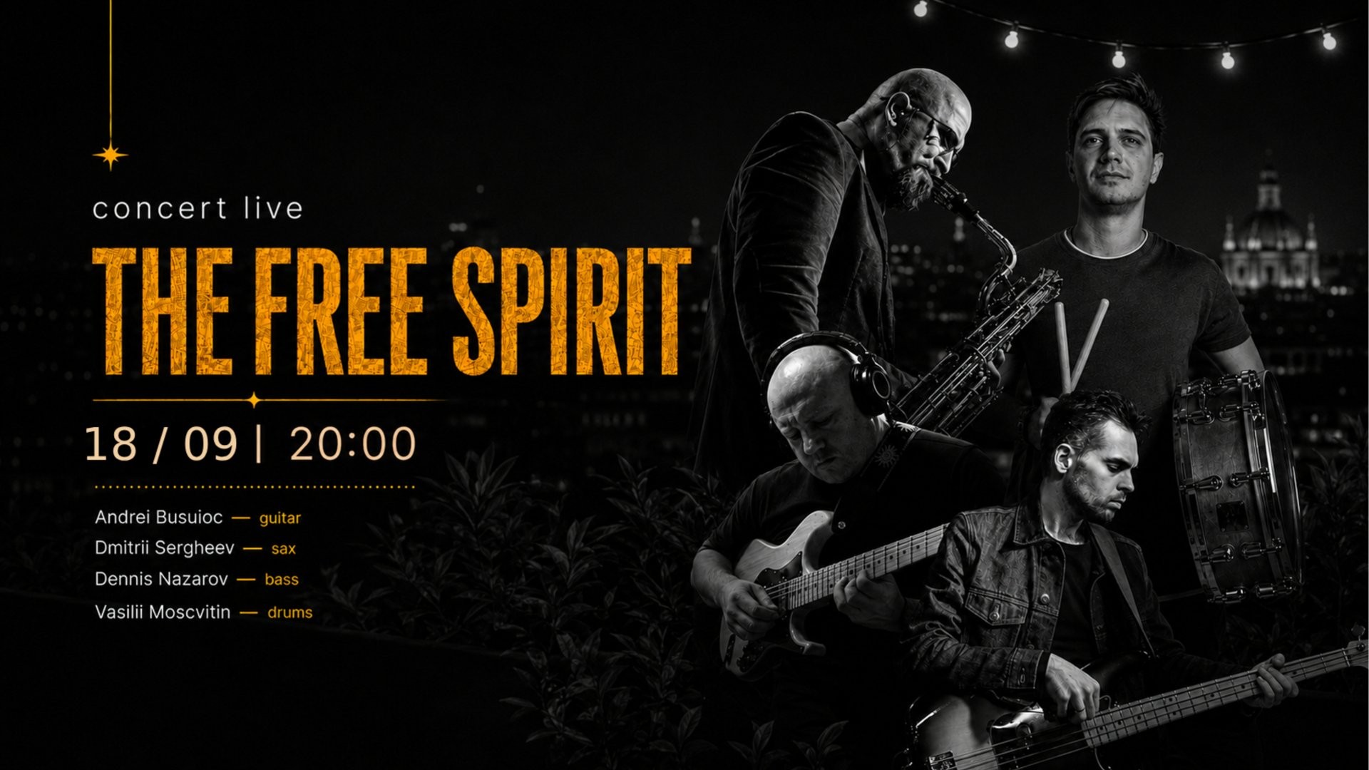 FREE SPIRIT QUINTET - ROOFTOP JAZZ NIGHT