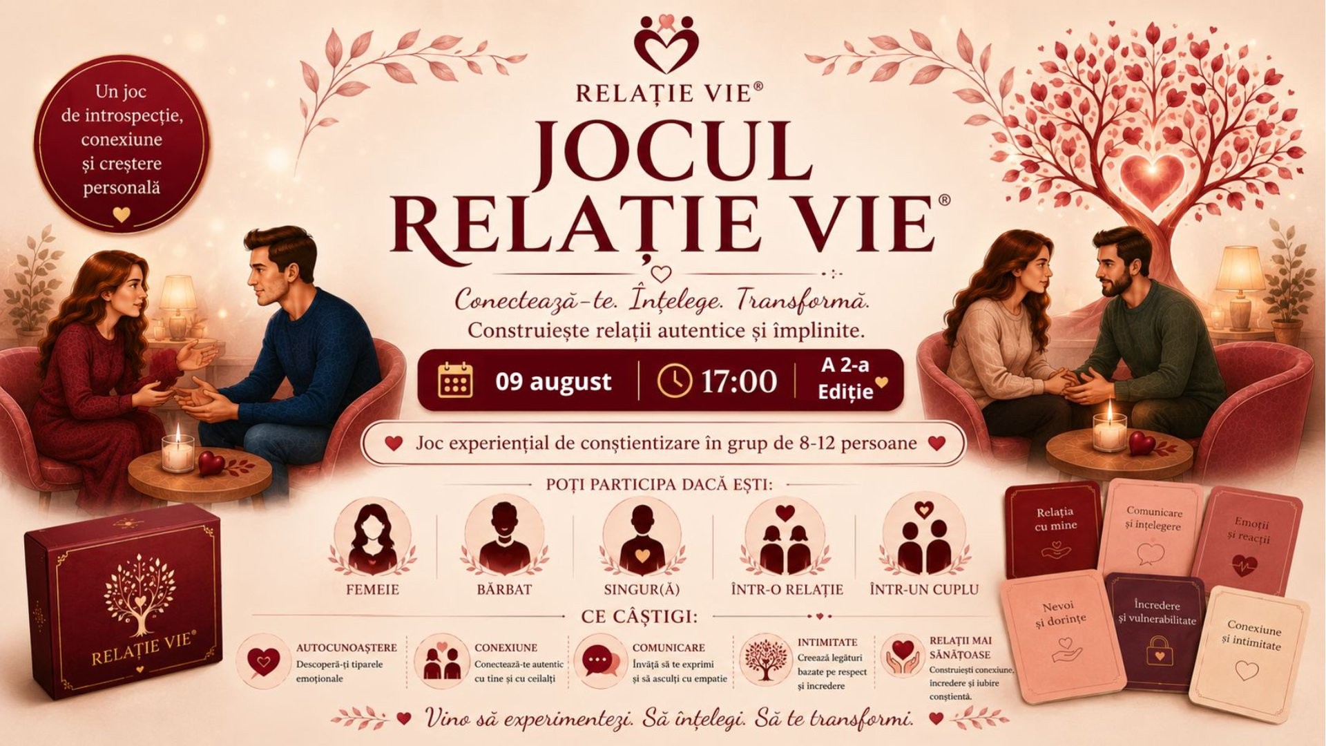JOCUL RELAȚIE VIE® - Ediția 2 și 3