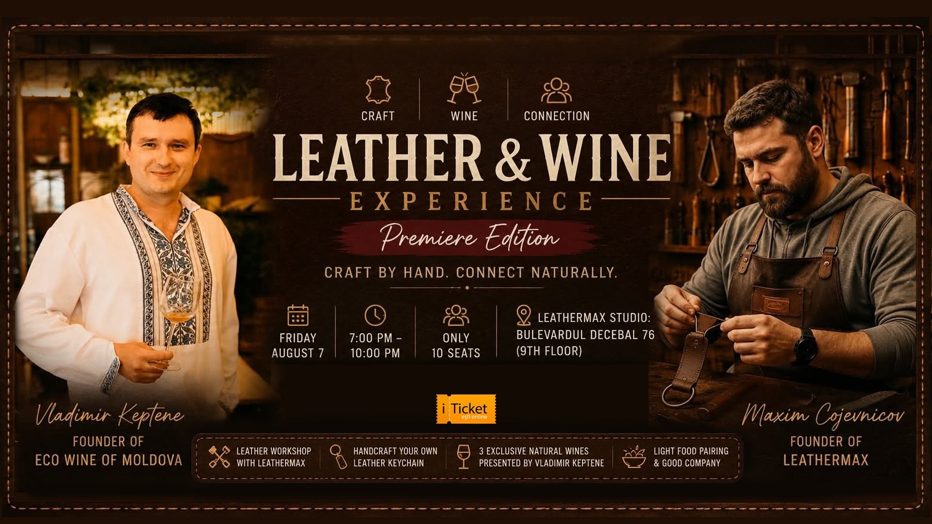Leather & Wine Experience | Ediția Fondatorilor