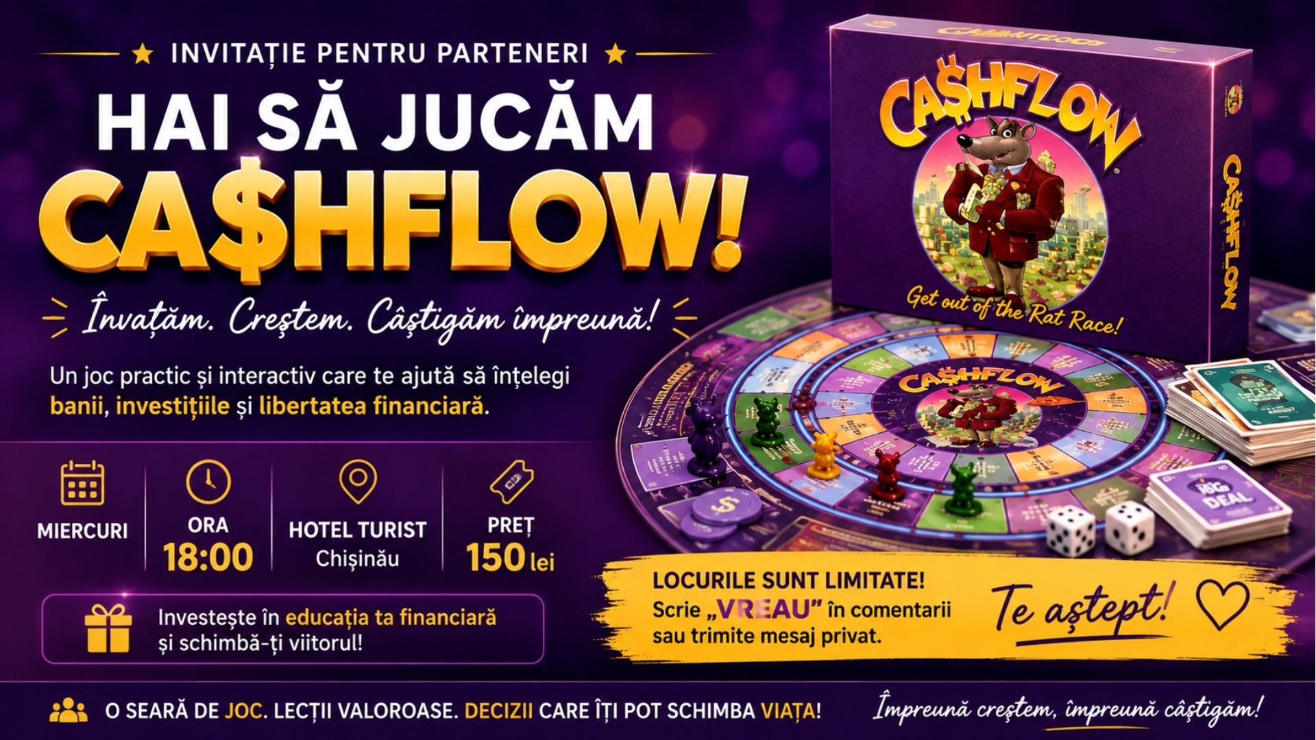 Cashflow - Joc de educație financiară