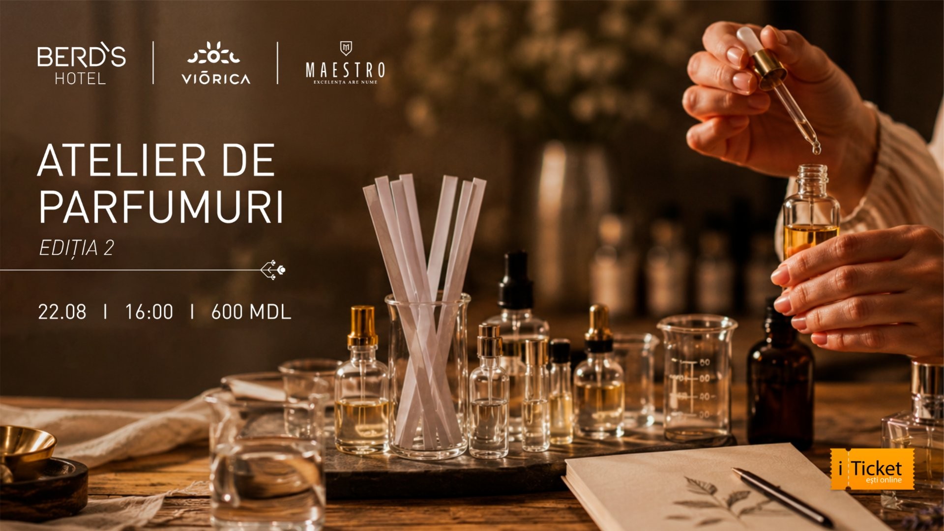 Perfume Workshop by BERD'S & Viorica Cosmetics