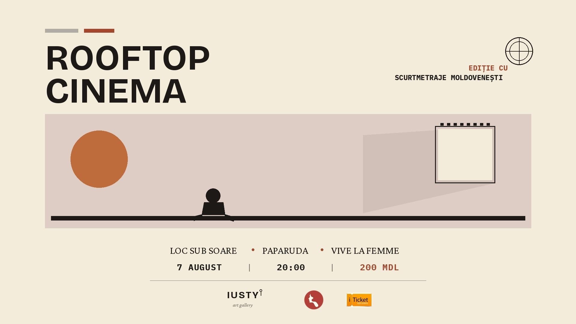ROOFTOP CINEMA — ediție cu scurtmetraje moldovenești