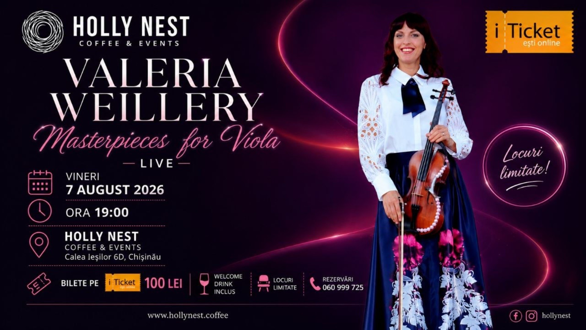 Masterpieces for Viola – Live la HOLLY NEST!