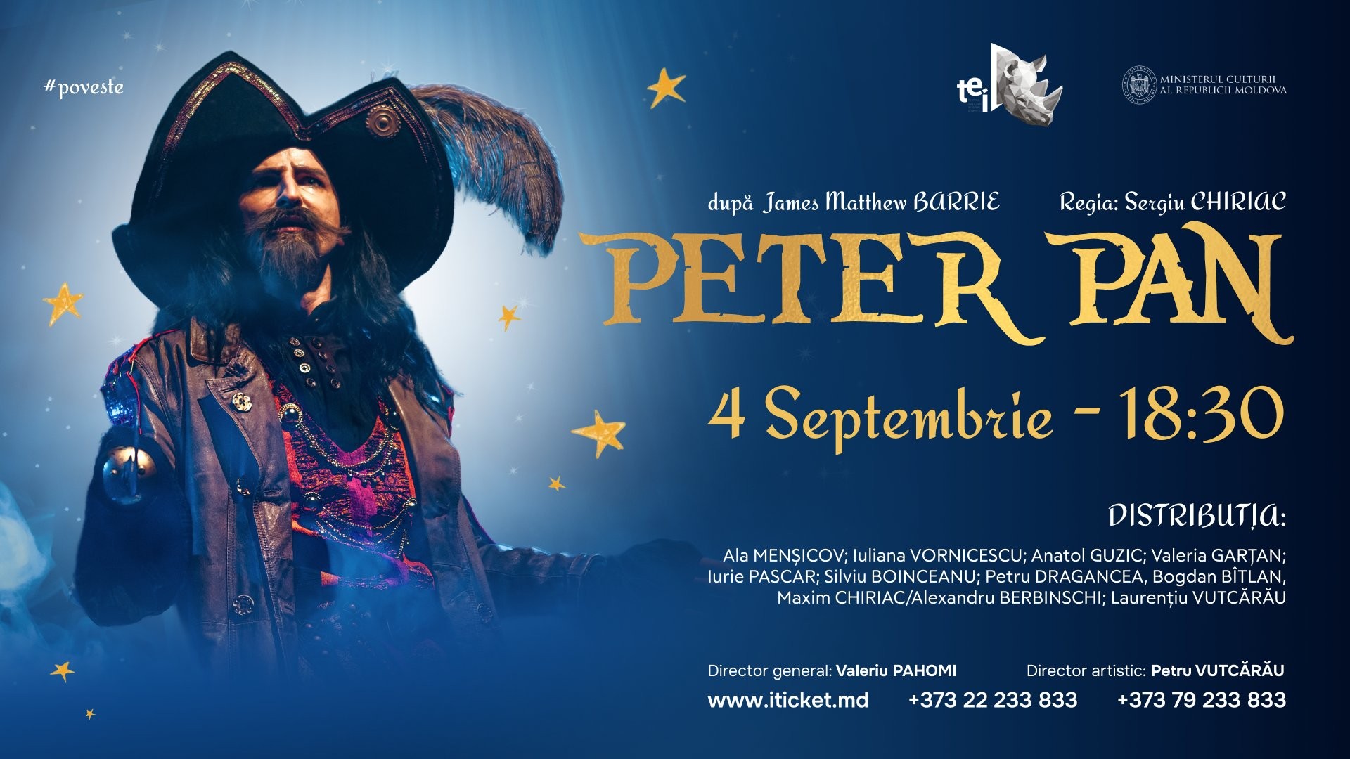 PETER PAN 04.09.2026 - #spectacol pentru toate vârstele