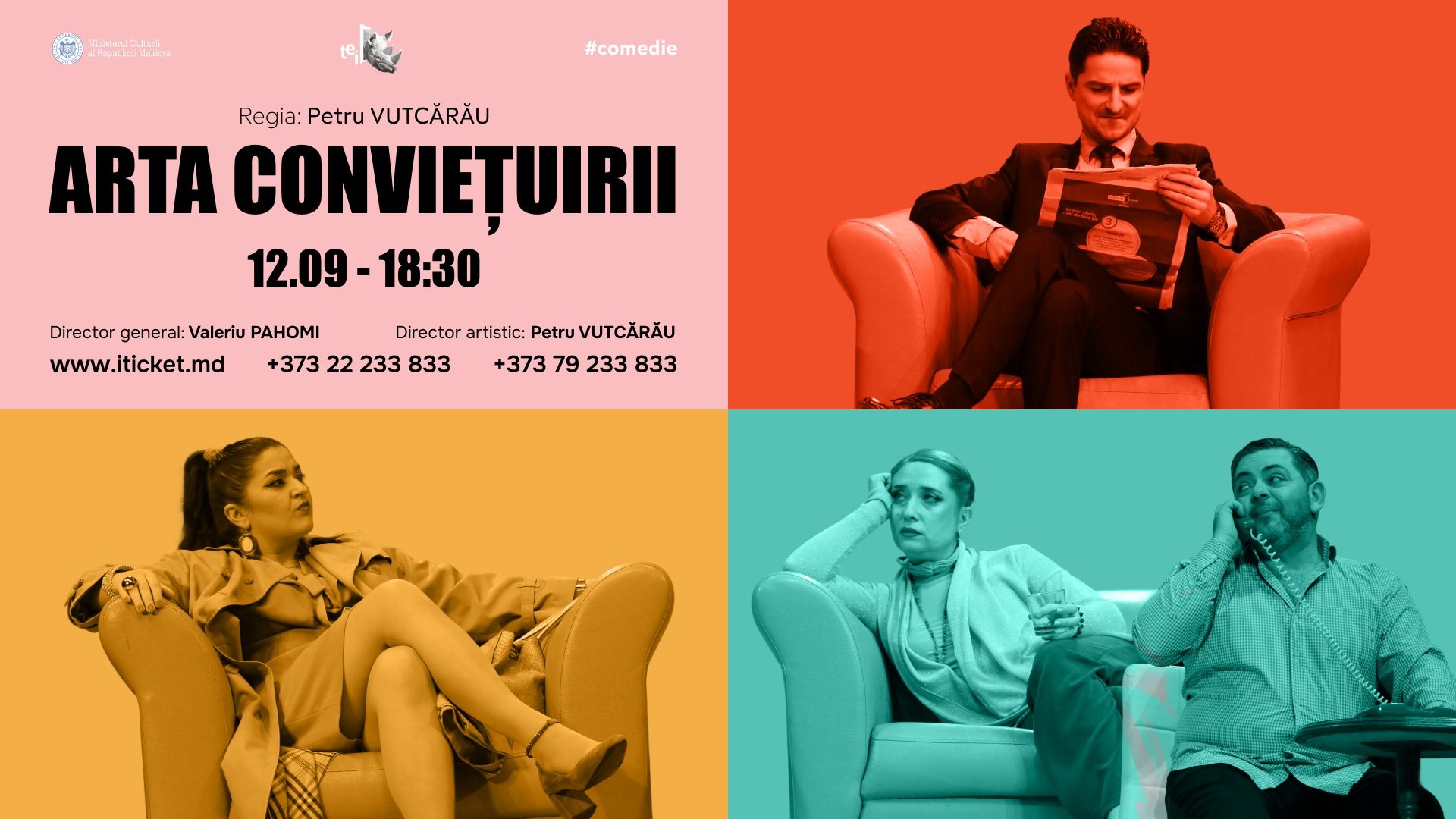 ARTA CONVIEŢUIRII 12.09.2026 - comedie 16+