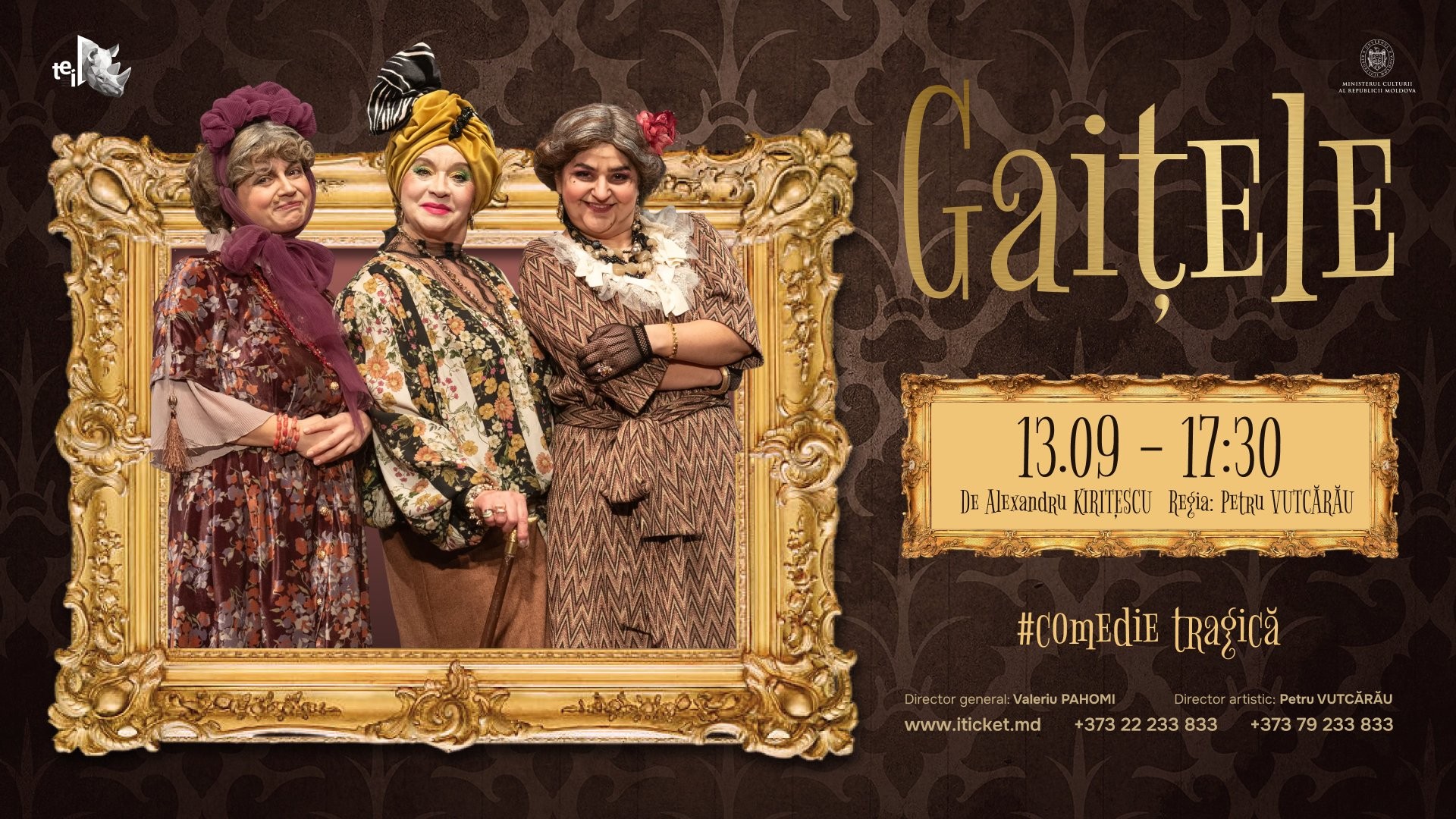 GAIȚELE 13.09.2026 - comedie tragică 15+