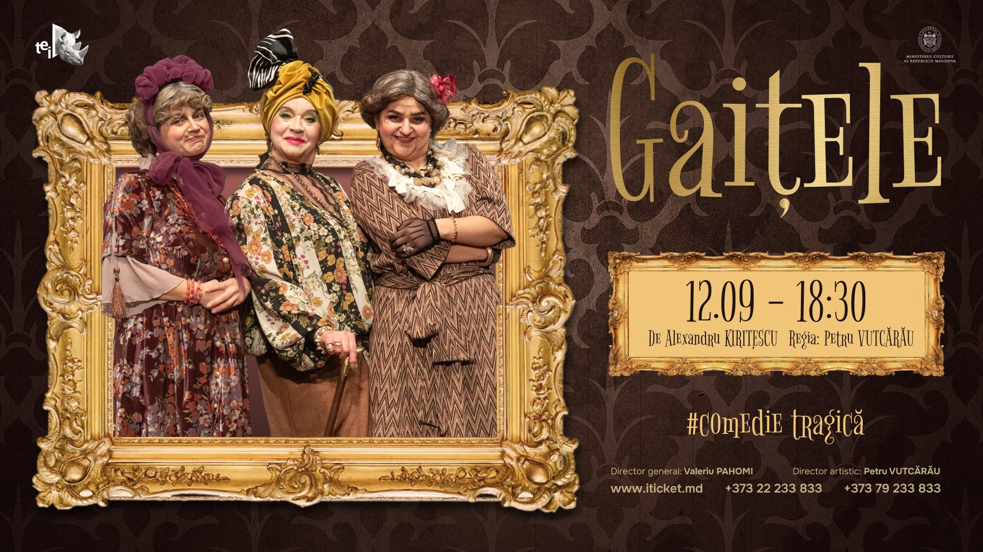 GAIȚELE 12.09.2026 - comedie tragică 15+