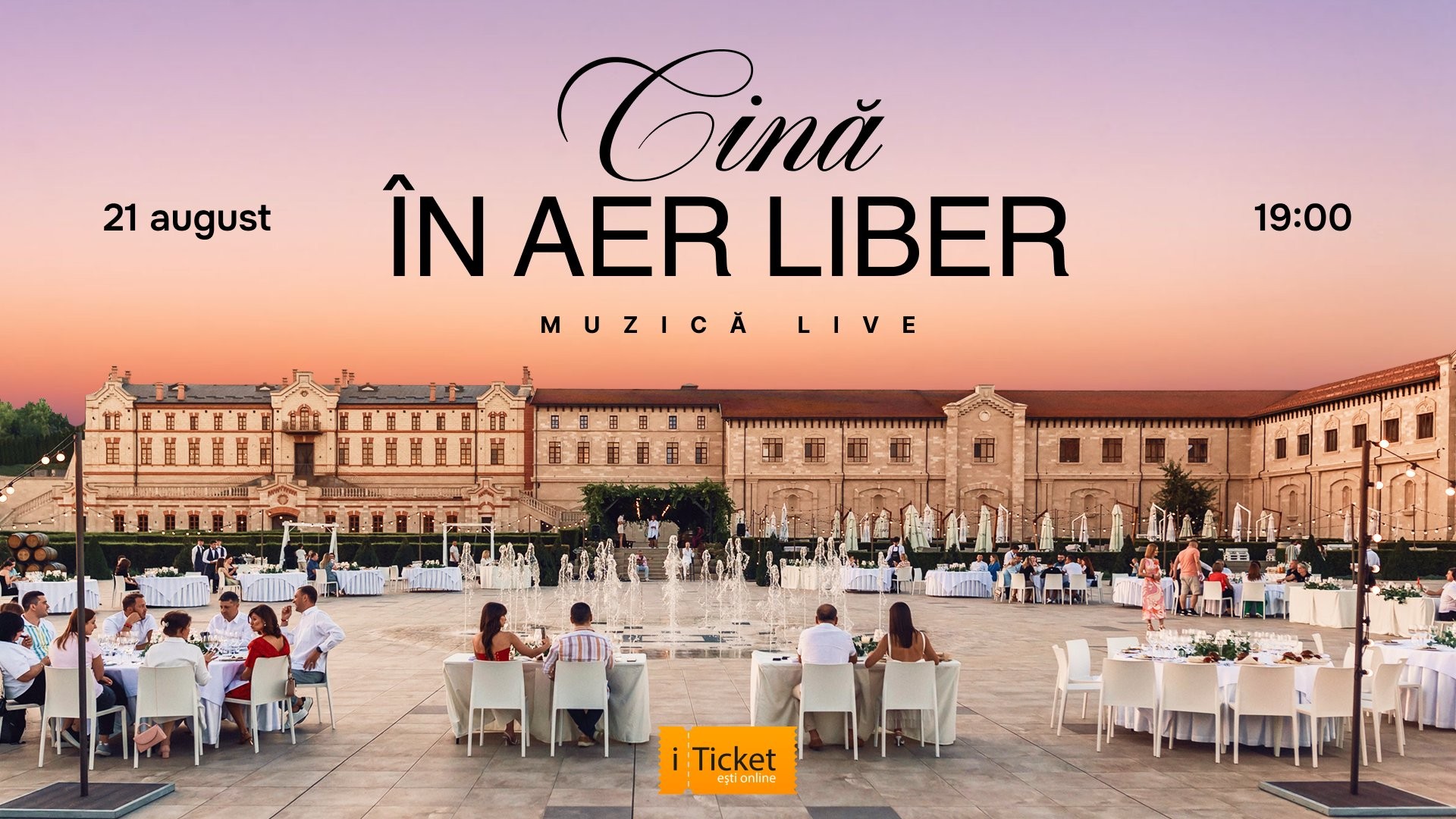 Cina în aer liber la Castel Mimi 21.08