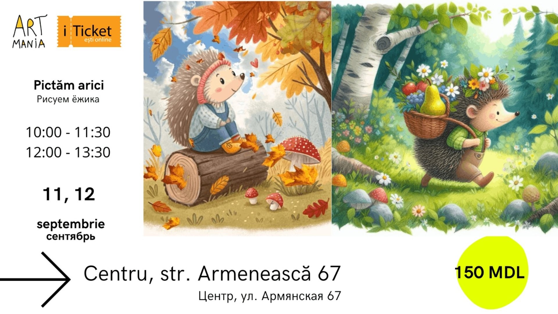Pictăm arici