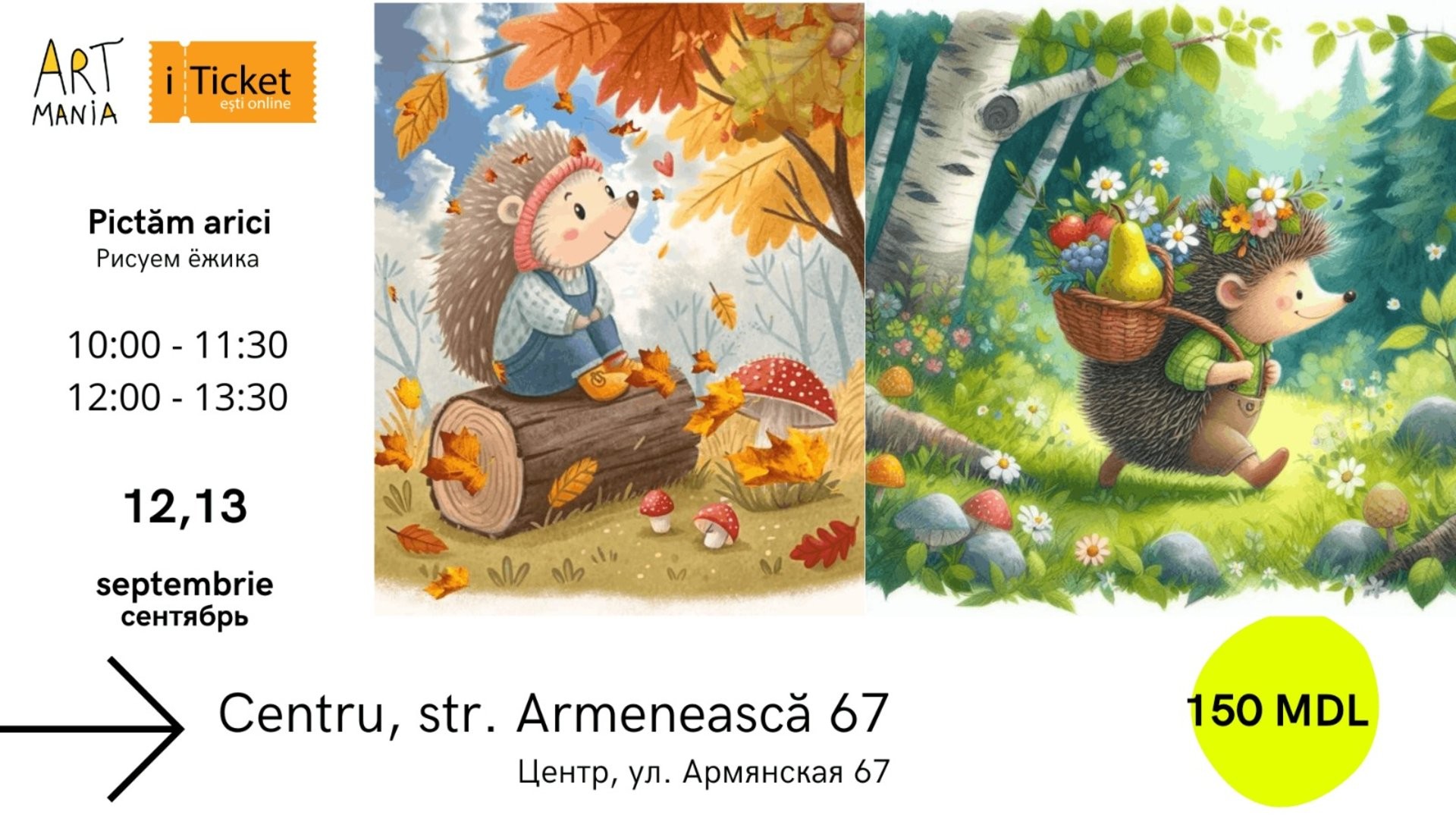 Pictăm arici