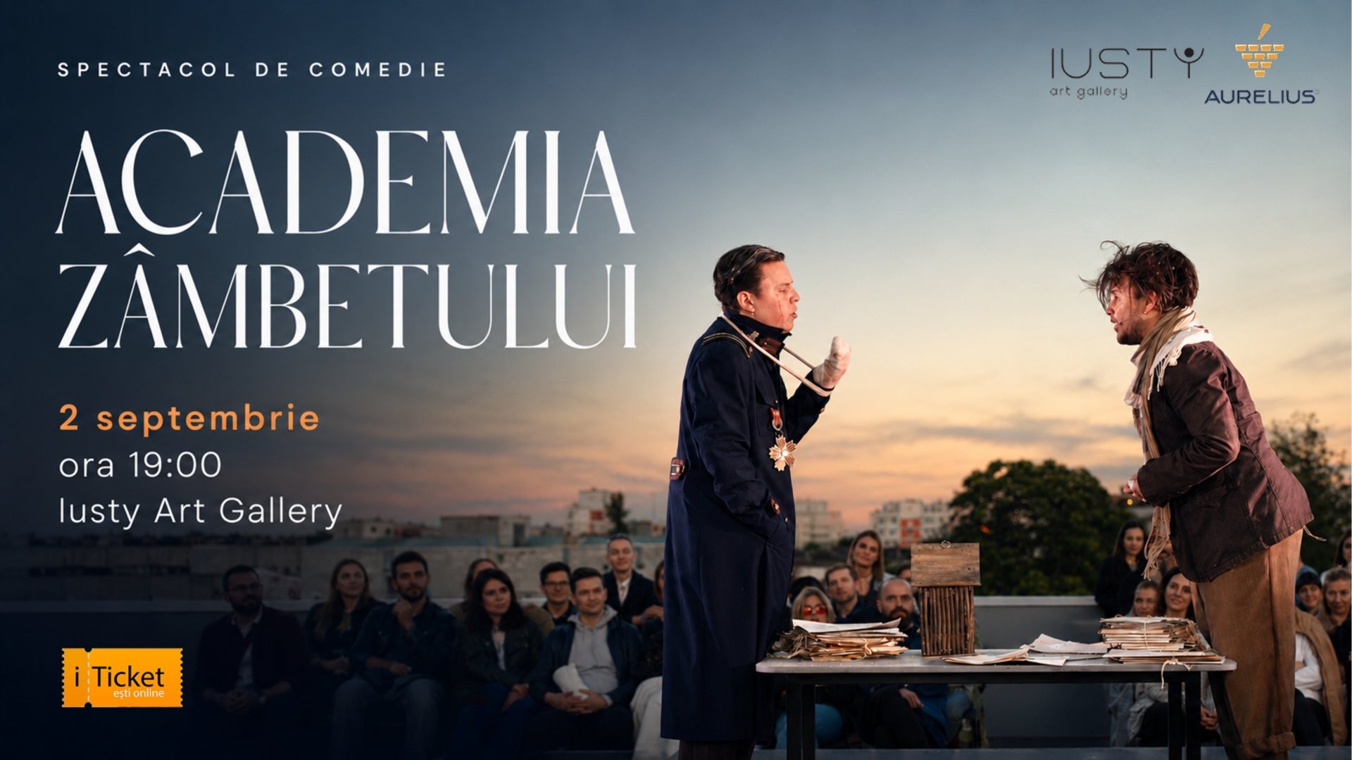 Comedie - ACADEMIA ZÂMBETULUI on the ROOFTOP