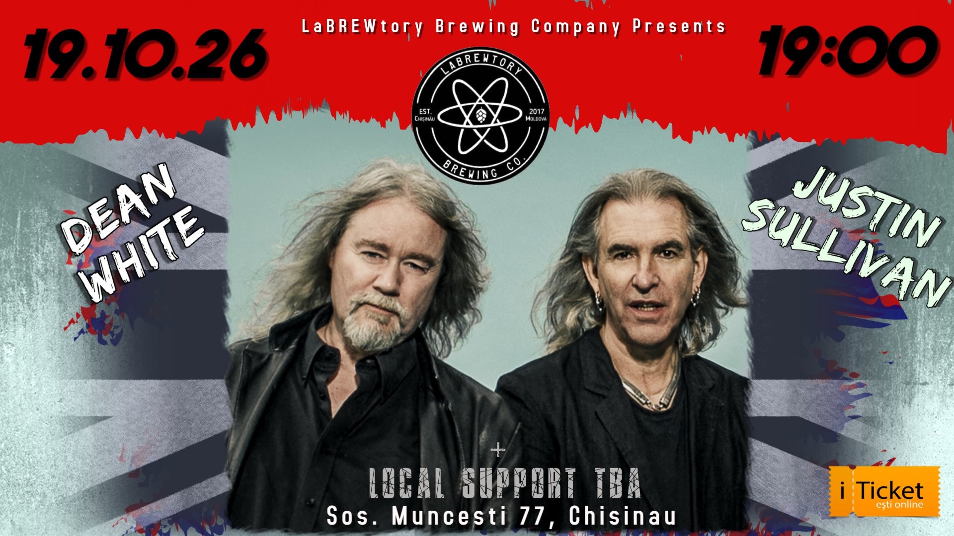 Bands + Brews - Justin Sullivan and Dean White from New Model Army
