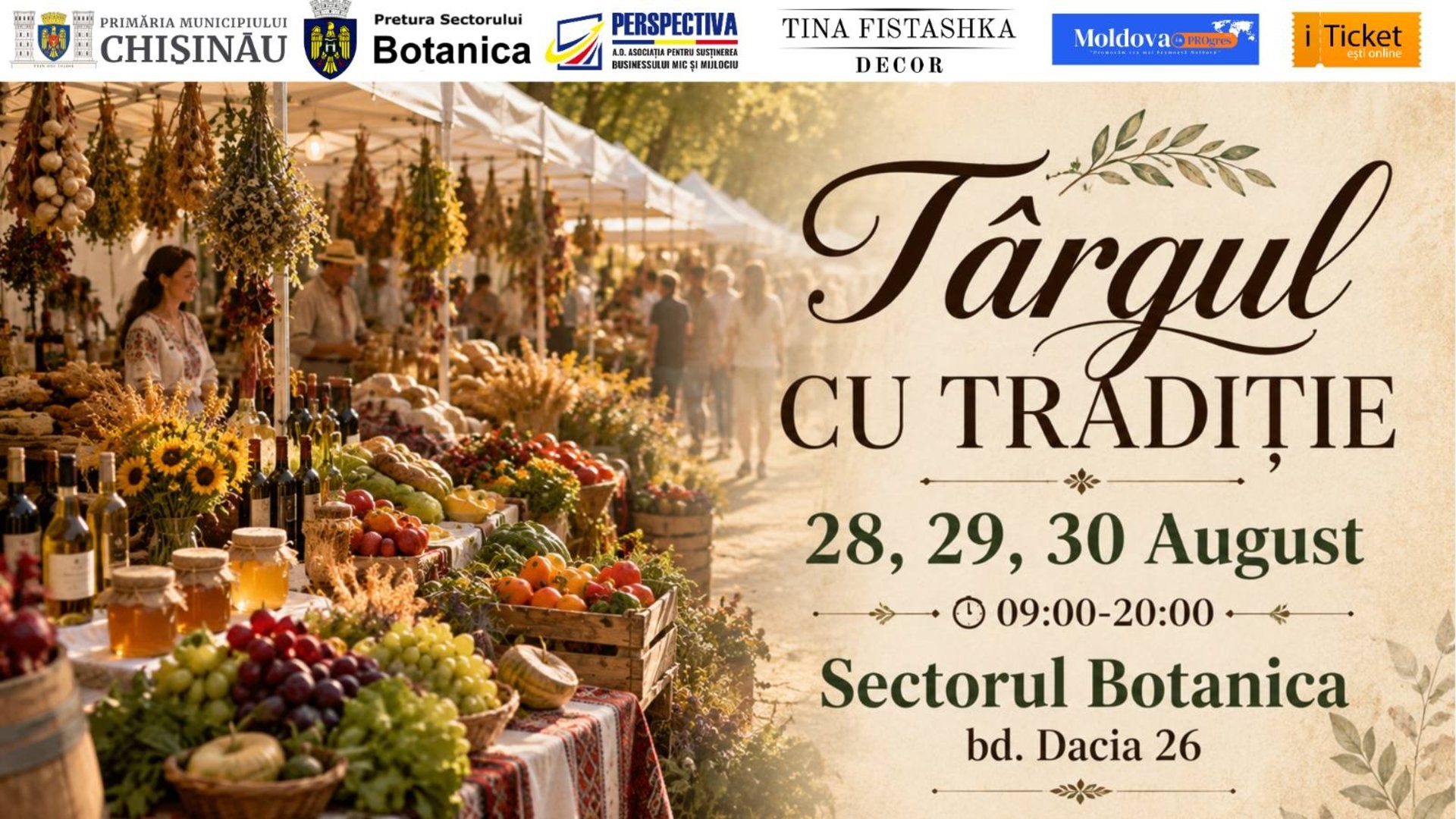 Târgul cu Tradiție revine la Botanica!