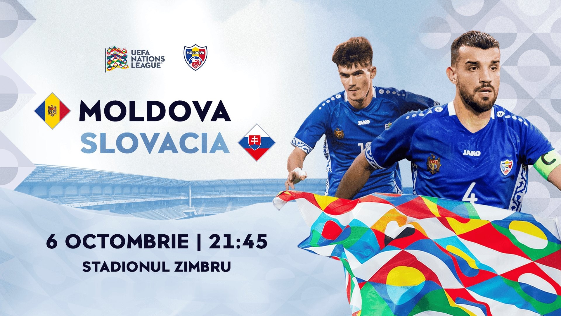 LIGA NAȚIUNILOR: MOLDOVA - SLOVACIA