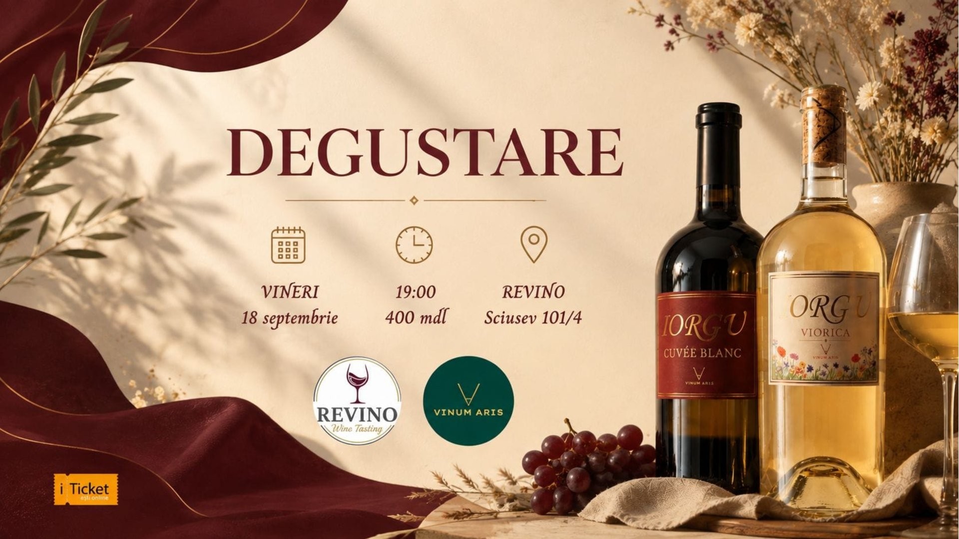 Degustare de vinuri Vinum Aris