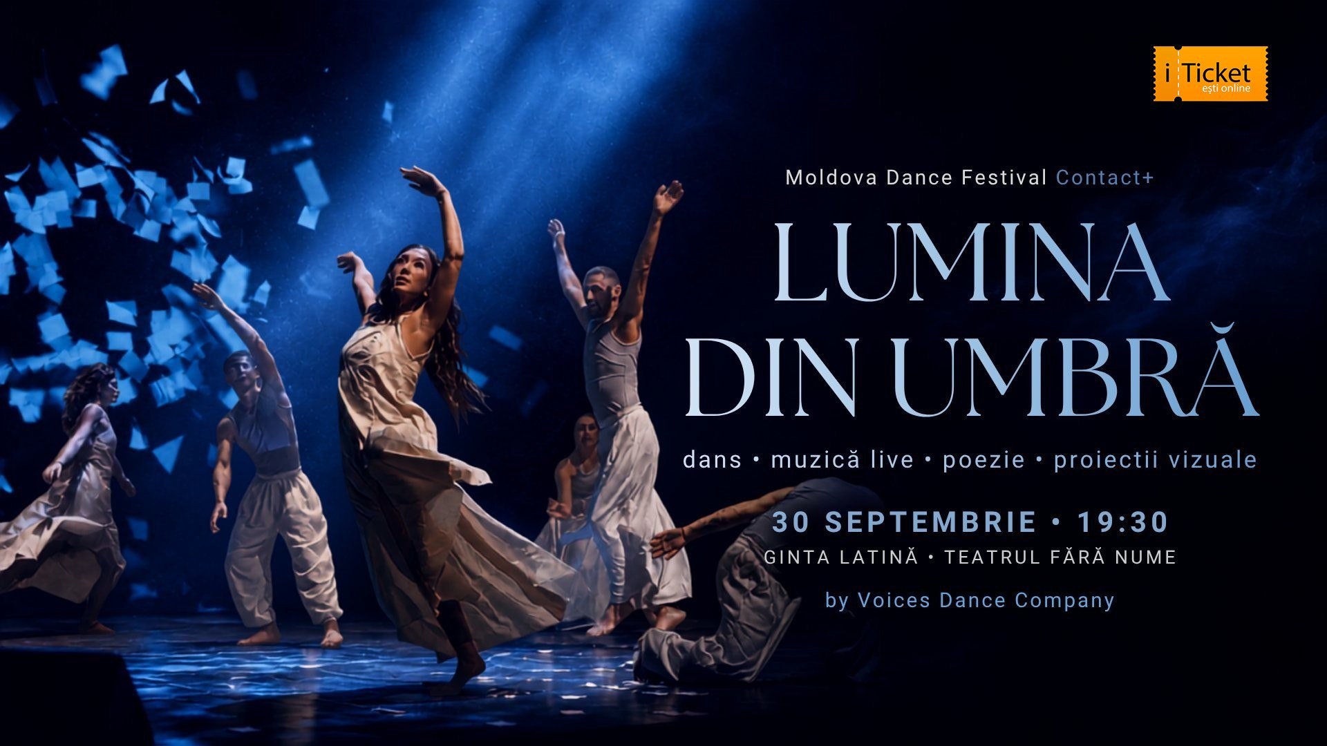 Seară coregrafică: Lumina din Umbră (Moldova) + ENSŌ (Colombia)