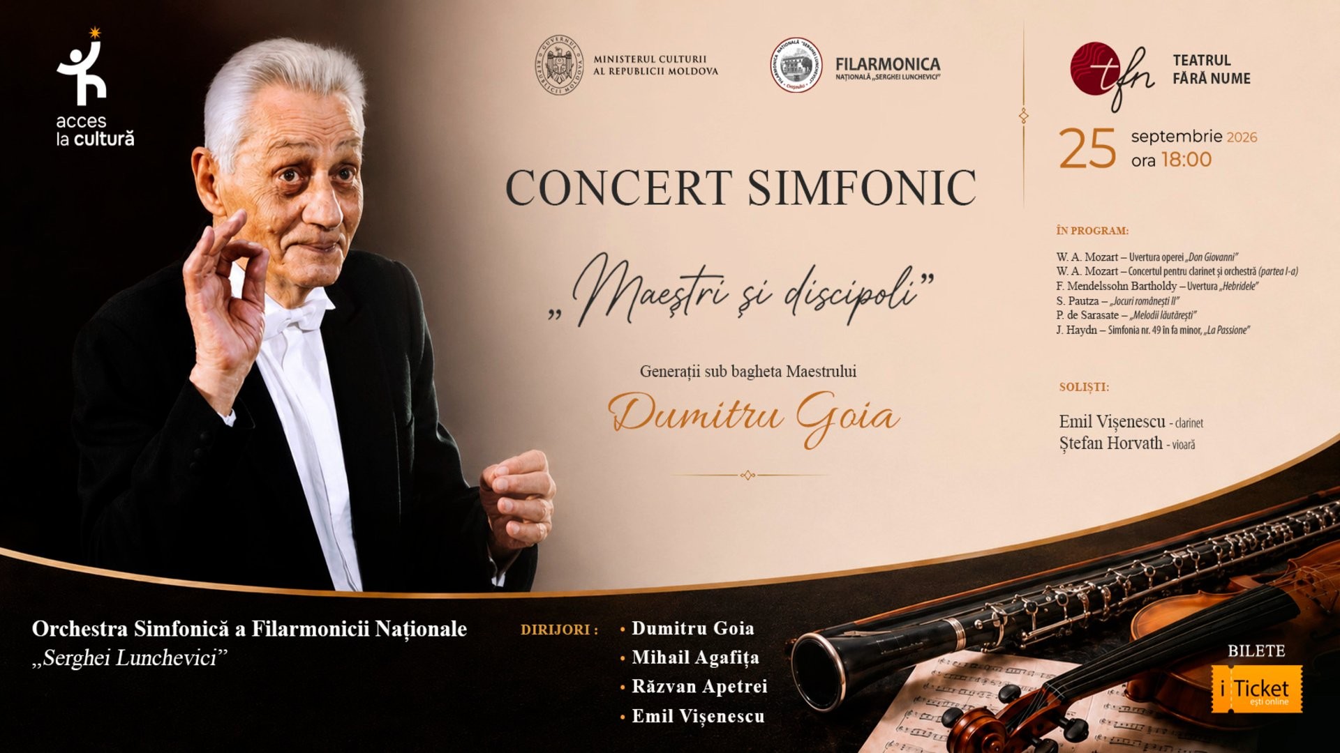 Concert simfonic „Maeștri și discipoli”