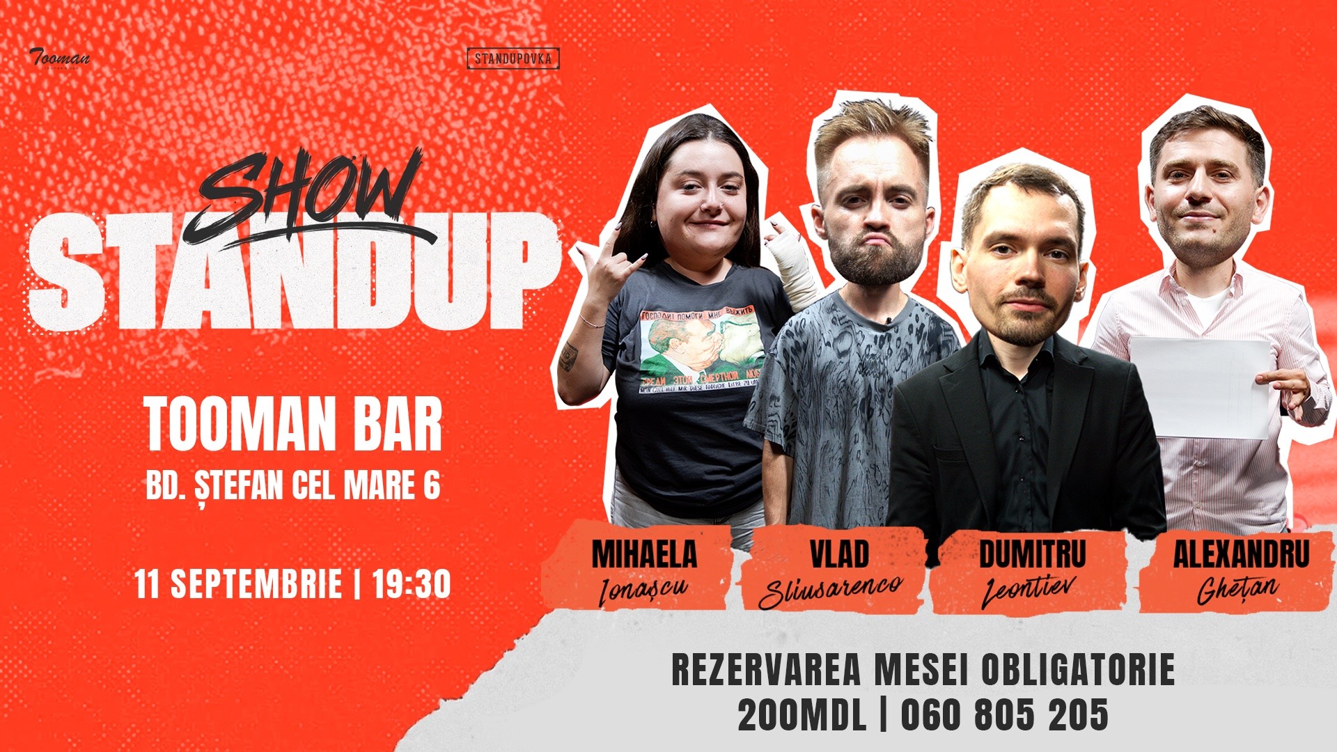 Stand UP SHOW 11 septembrie