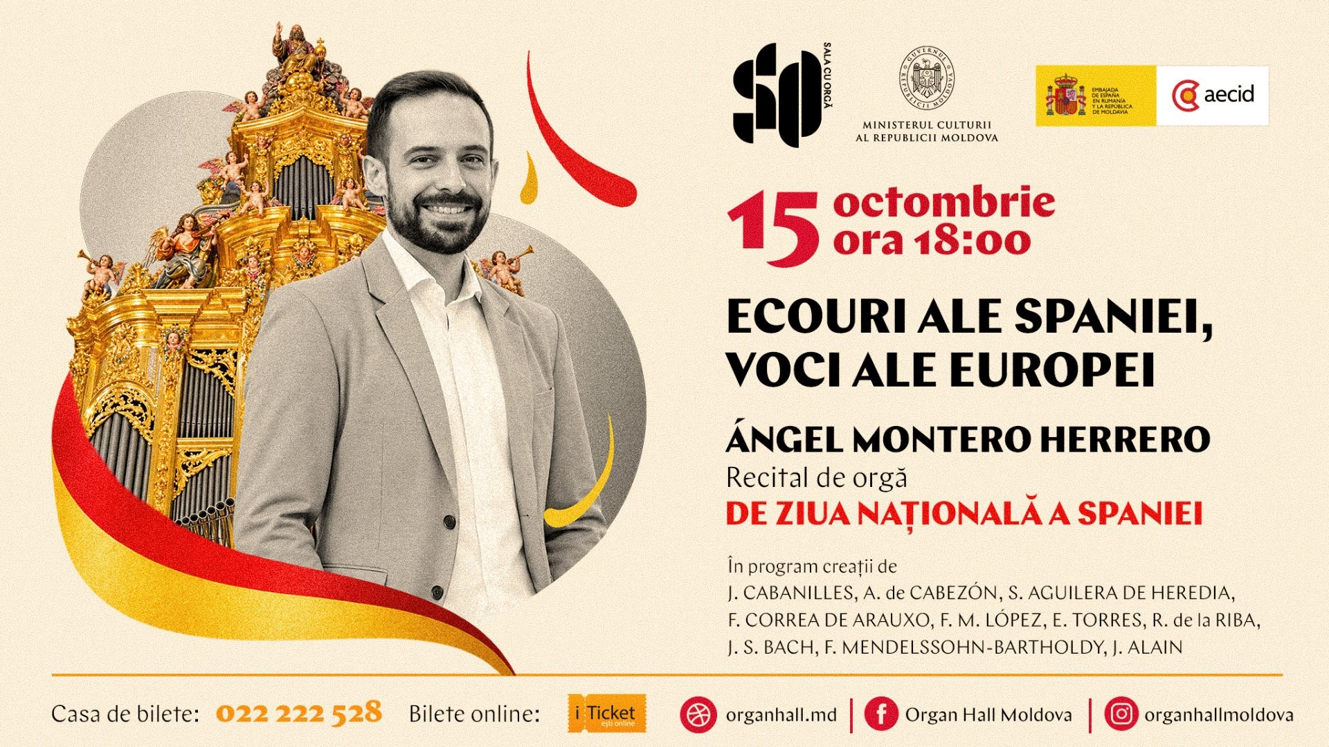 RECITAL DE ORGĂ / DE ZIUA SPANIEI