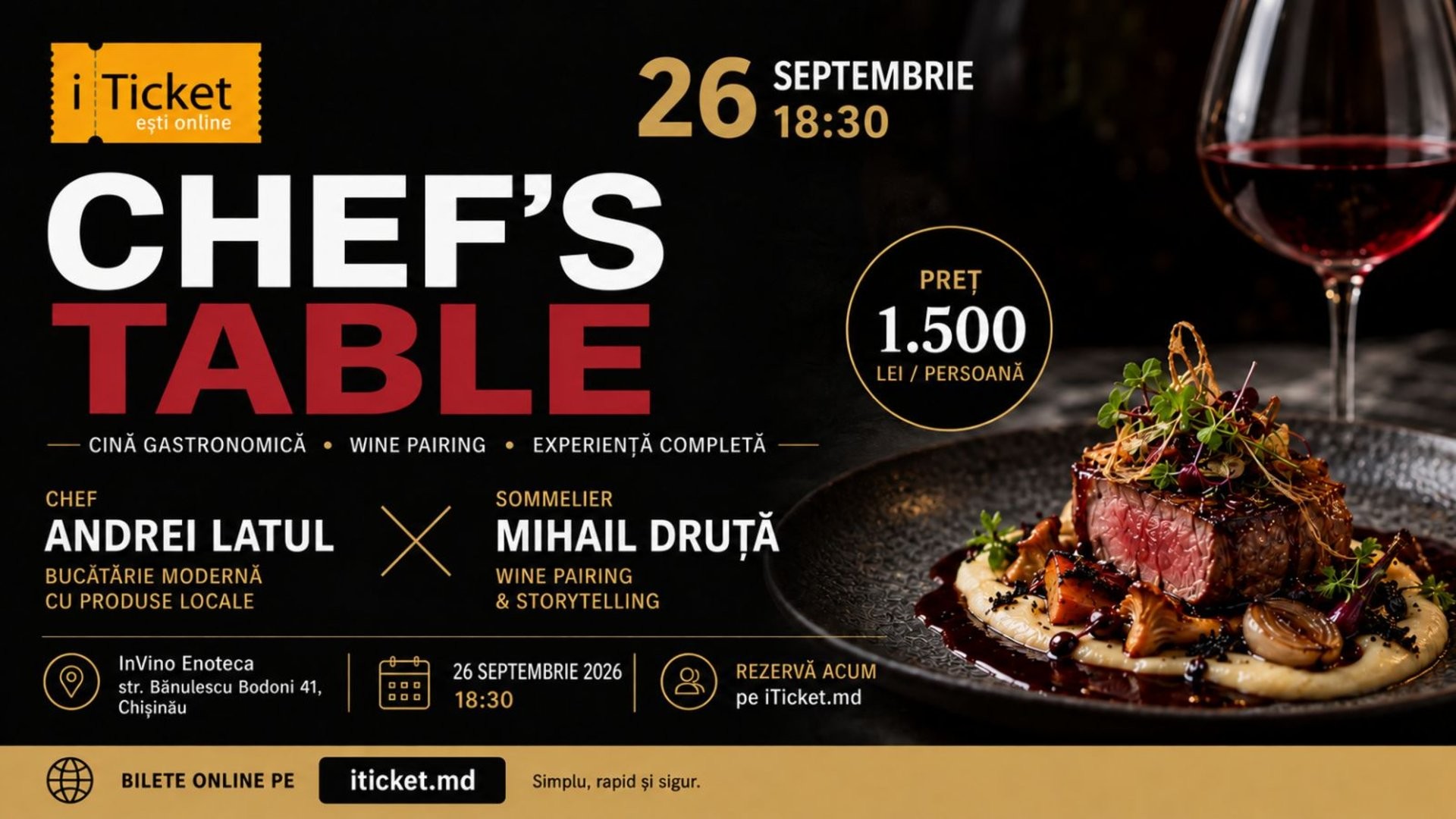 Chef’s Table: Andrei Latul la Invino
