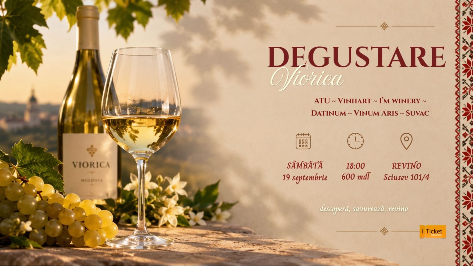 Degustare de vinuri Viorica