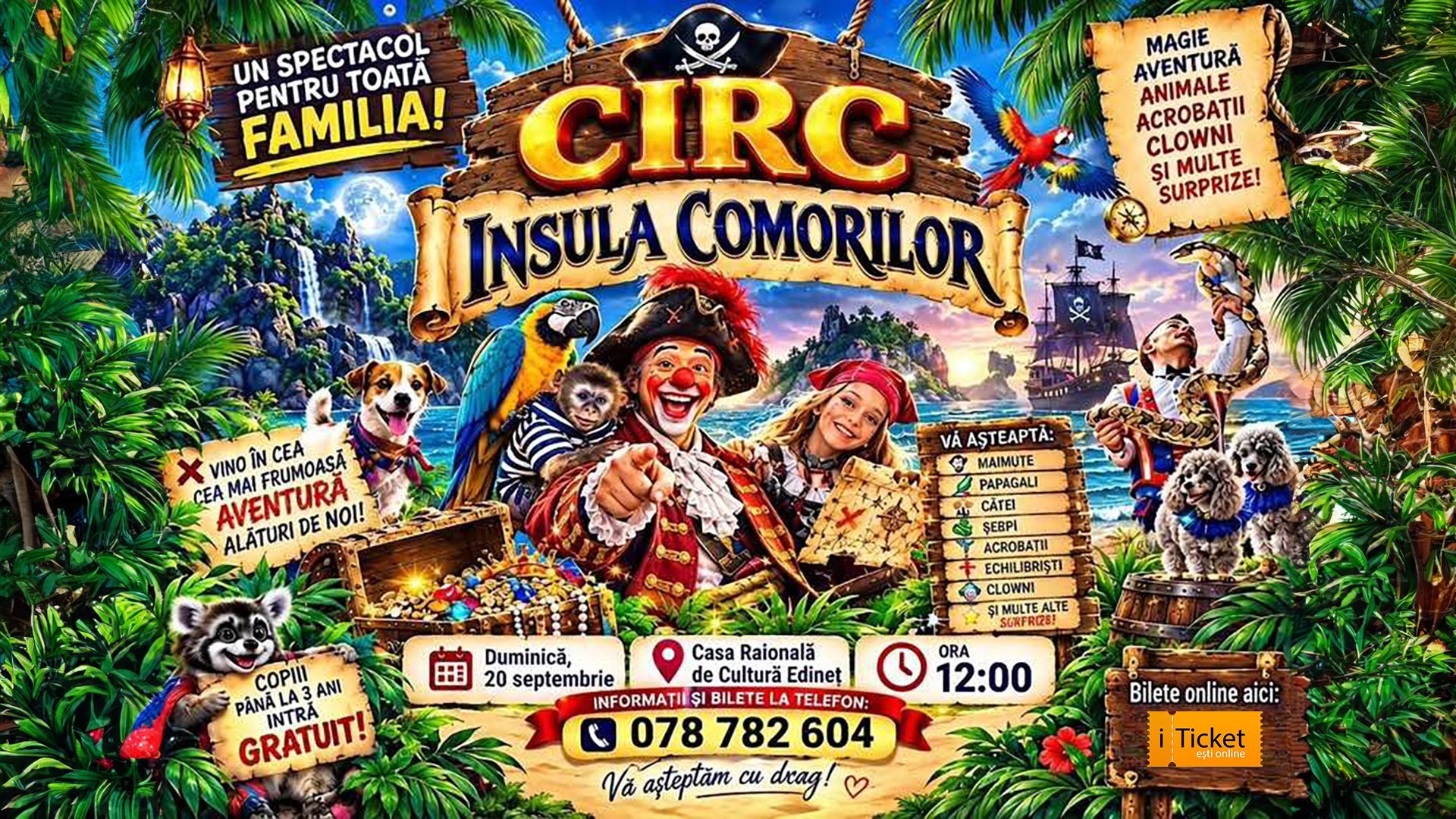 Circ - Insula Comorilor la EDINEȚ