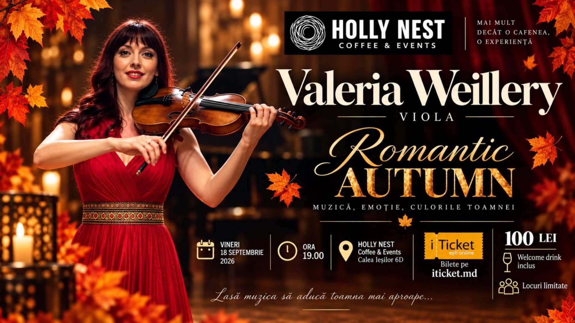ROMANTIC AUTUMN — o seară în care toamna se transformă în muzică