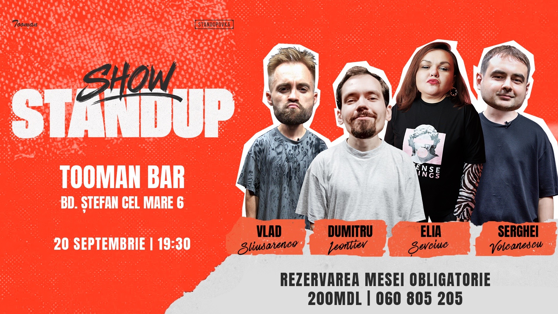 Stand UP SHOW 20 Septembrie