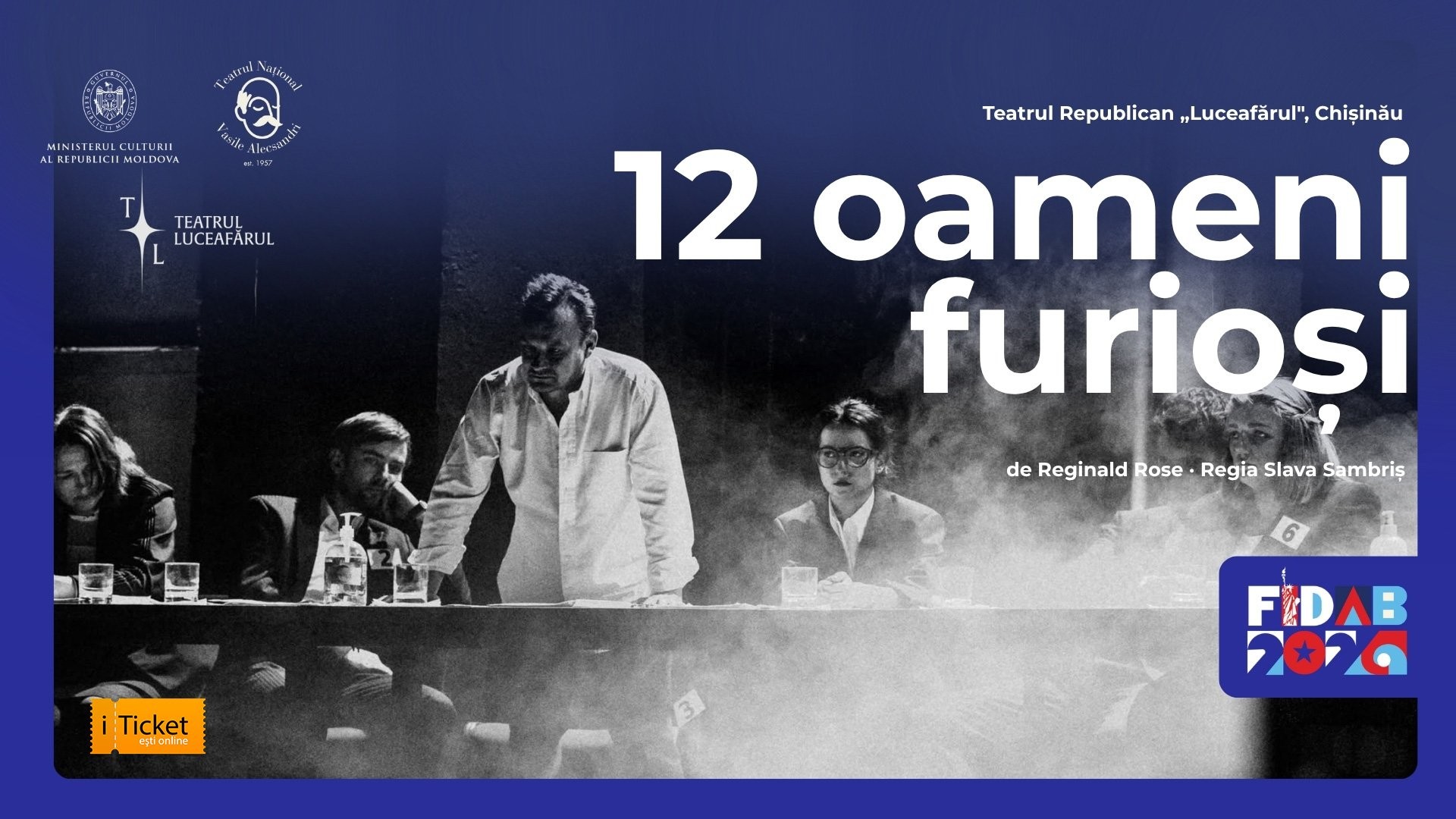 „12 Oameni Furioși„ de Reginald Rose, regie Slava Sambriș