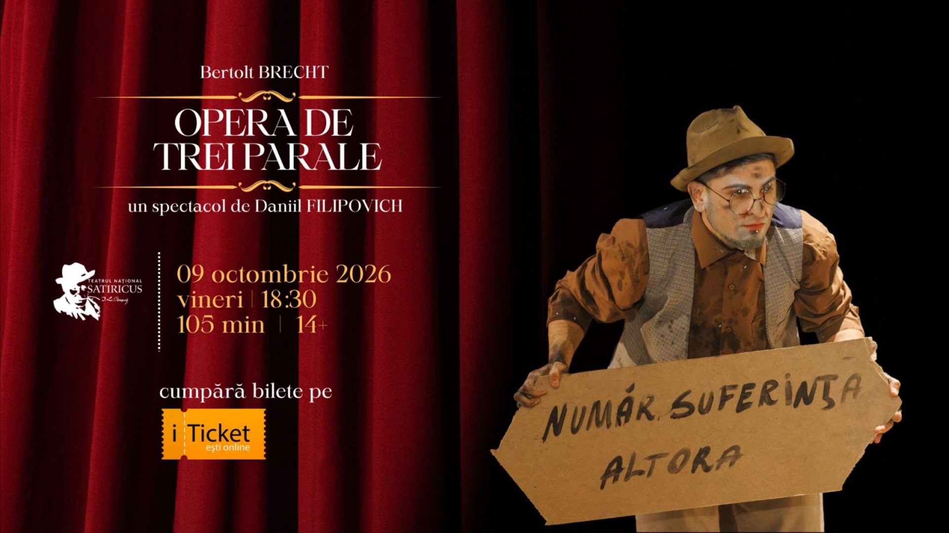 OPERA DE TREI PARALE de Bertolt BRECHT