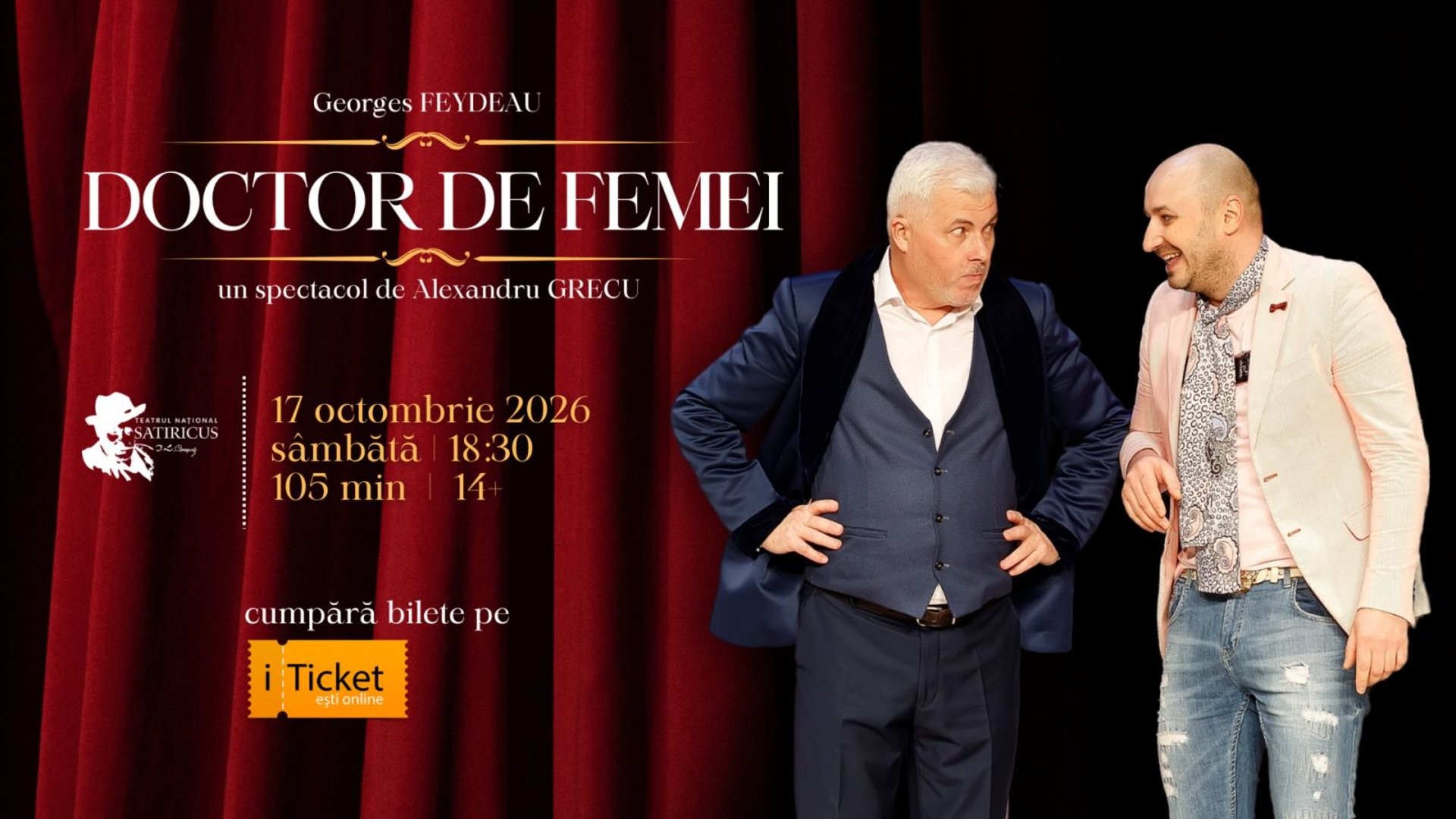 DOCTOR DE FEMEI de Georges FEYDEAU | 17.10.2026