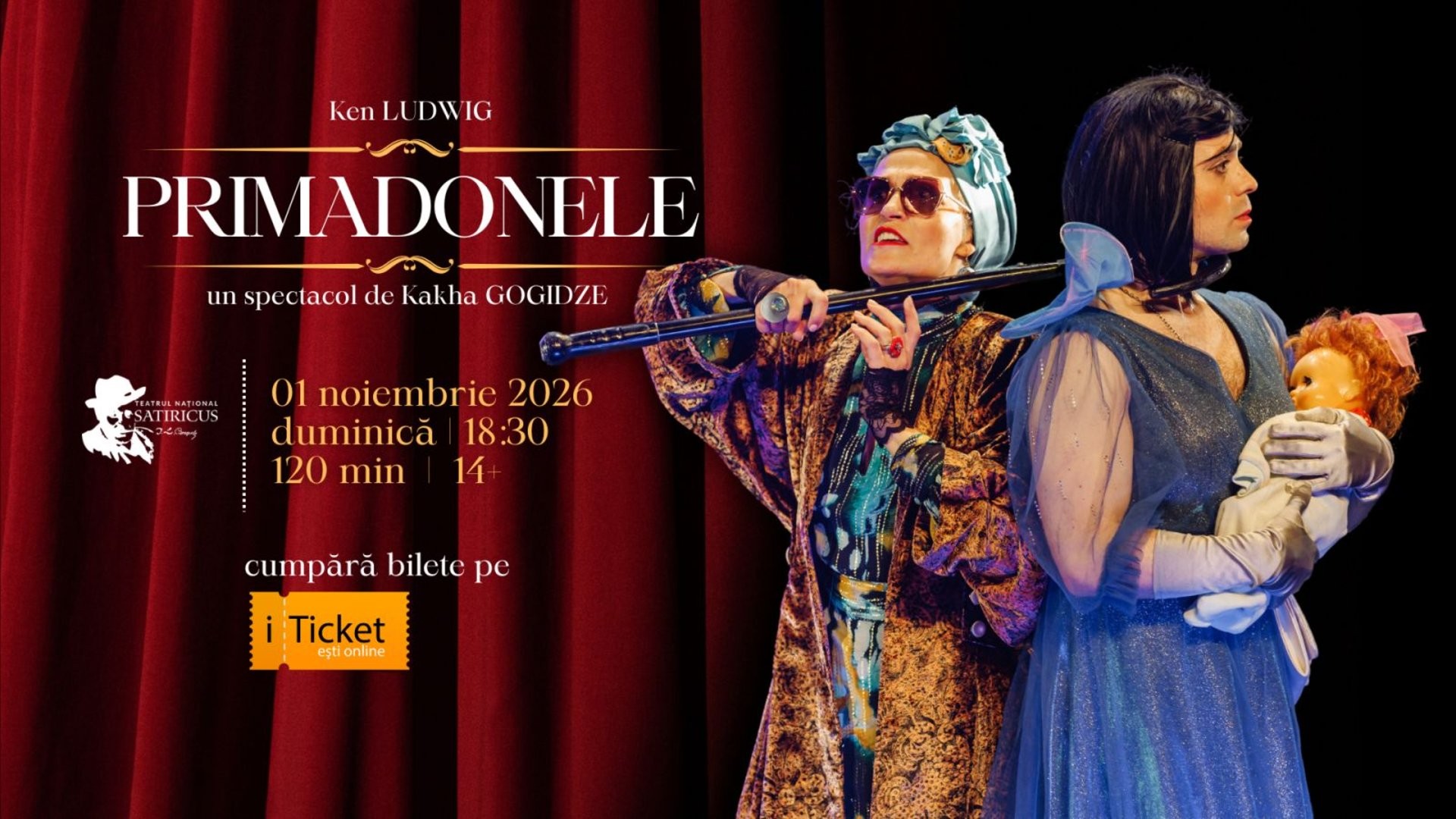 Premieră! PRIMADONELE de Ken LUDWIG | 01.11.2026