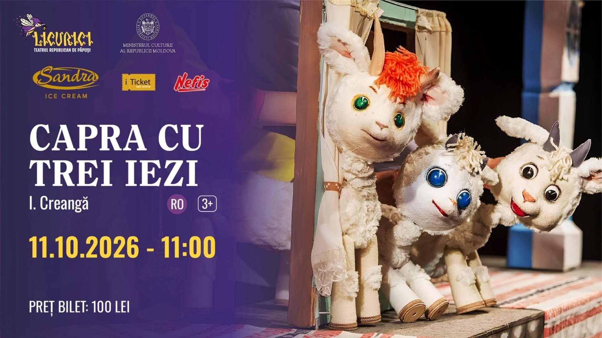 CAPRA CU TREI IEZI