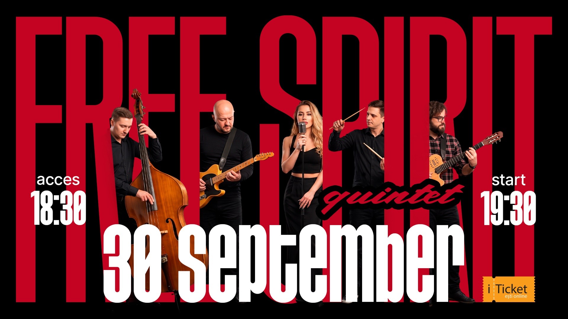 Jazz Wednesday: Free Spirit Quintet la CULT SPACE