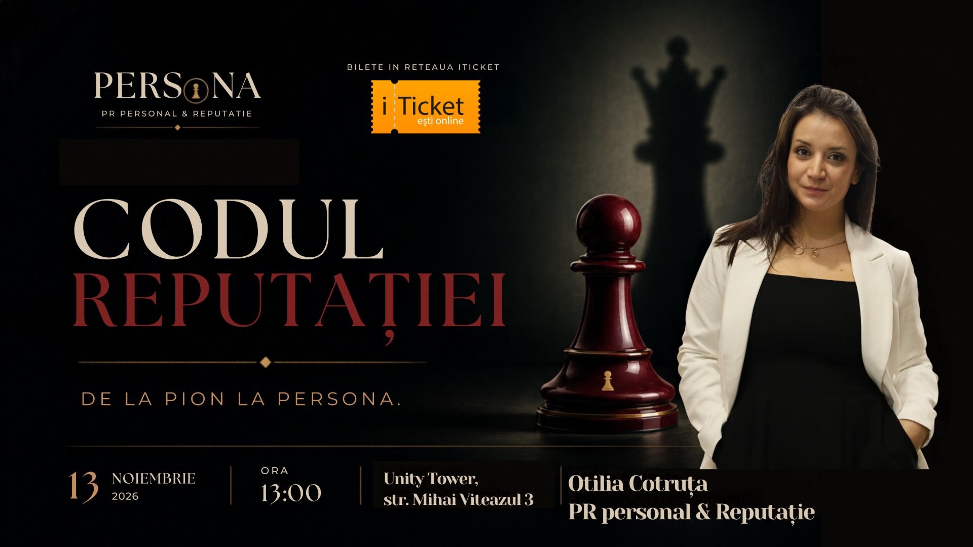 Codul Reputației | Masterclass despre PR personal și reputație