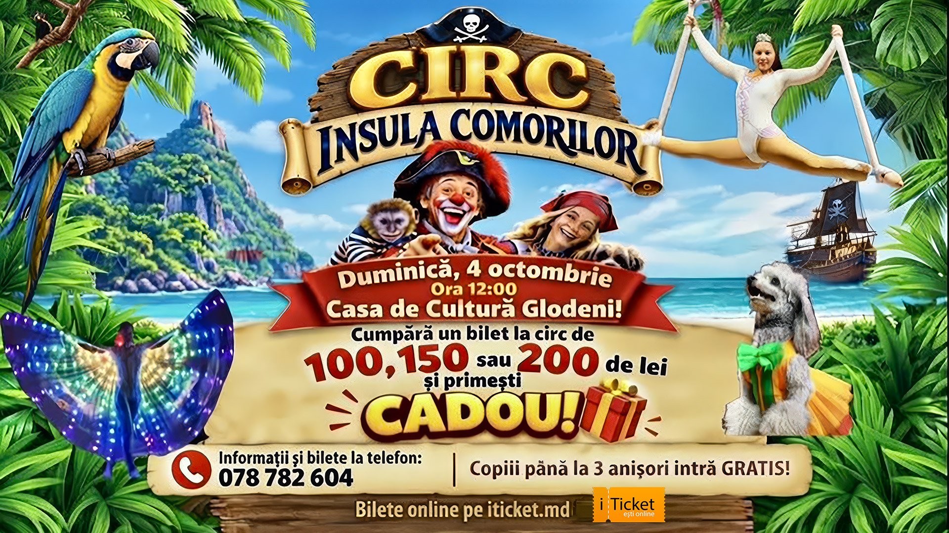 CIRC „INSULA COMORILOR” la Glodeni