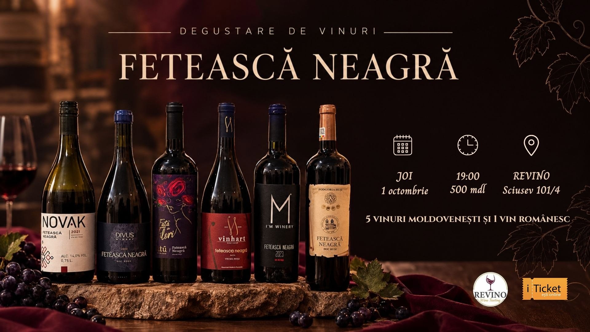 Degustare de Vinuri – Feteasca Neagră