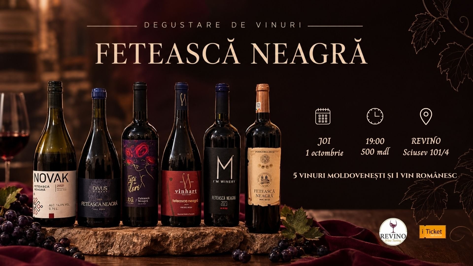 Degustare de Vinuri – Feteasca Neagră
