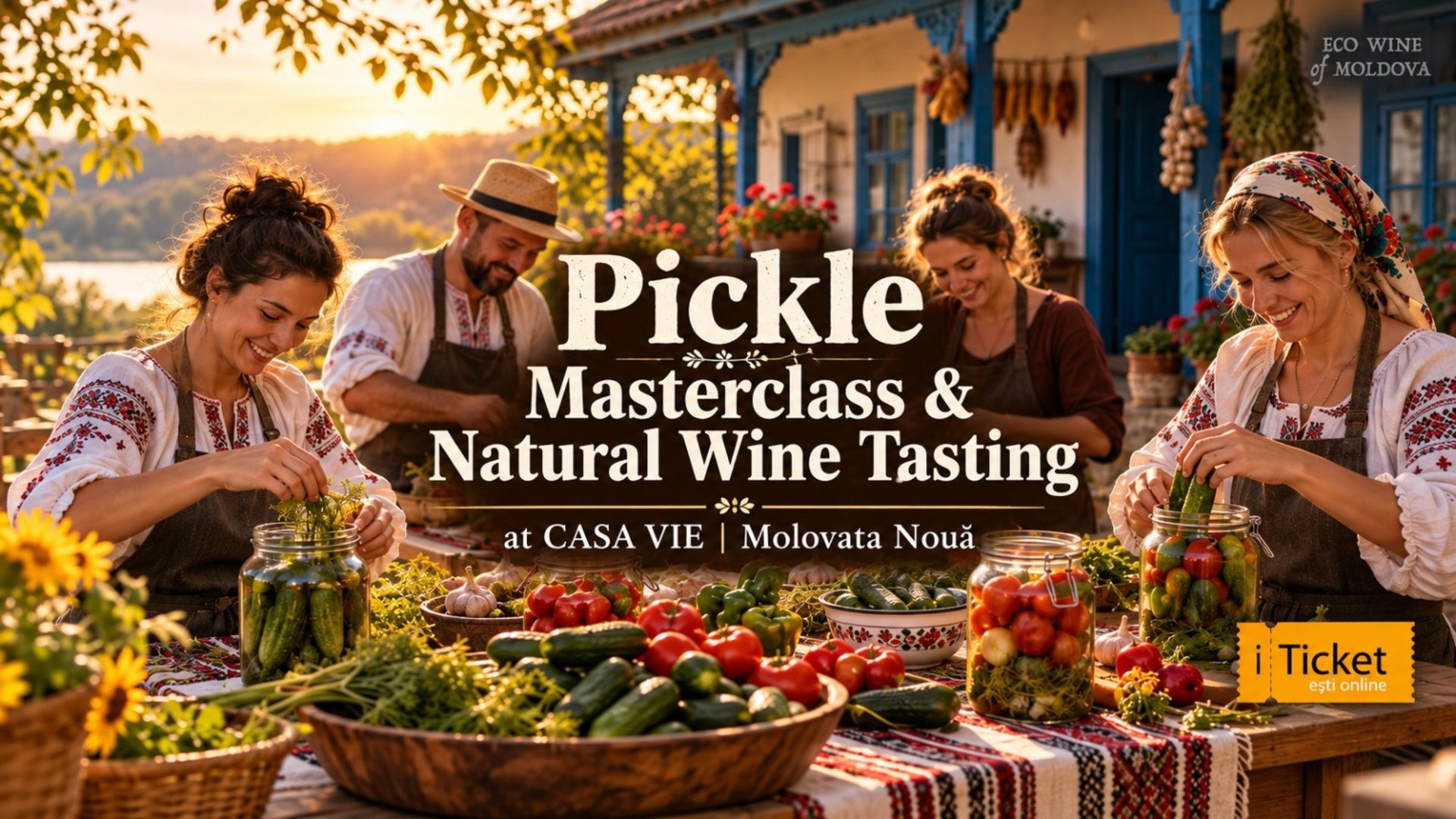 Masterclass de Murături & Degustare de Vin Natural la CASA VIE | Molovata Nouă