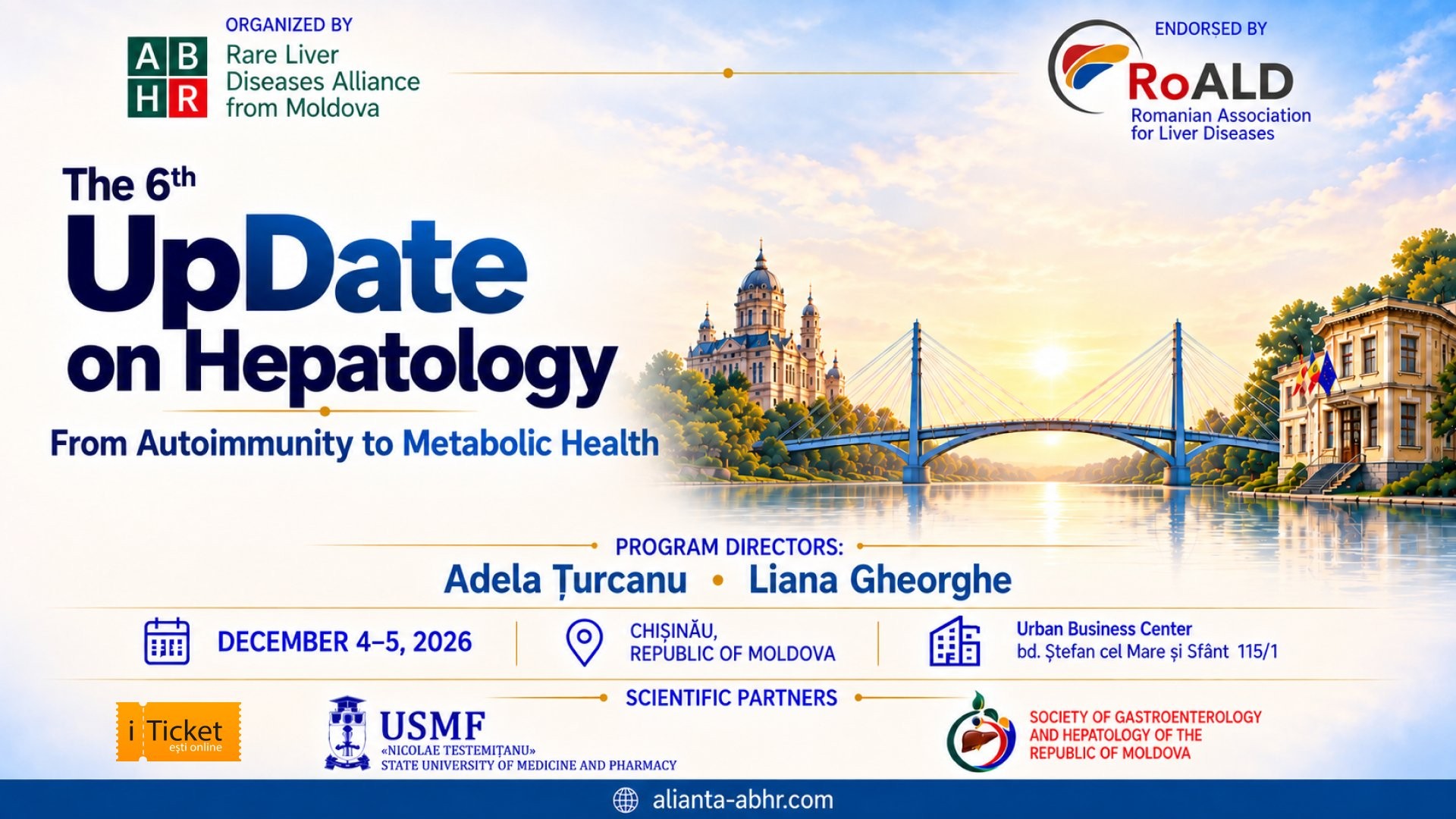 Actualizare în Hepatologie, a 6-a ediție: De la Autoimunitate la Sănătatea Metabolică