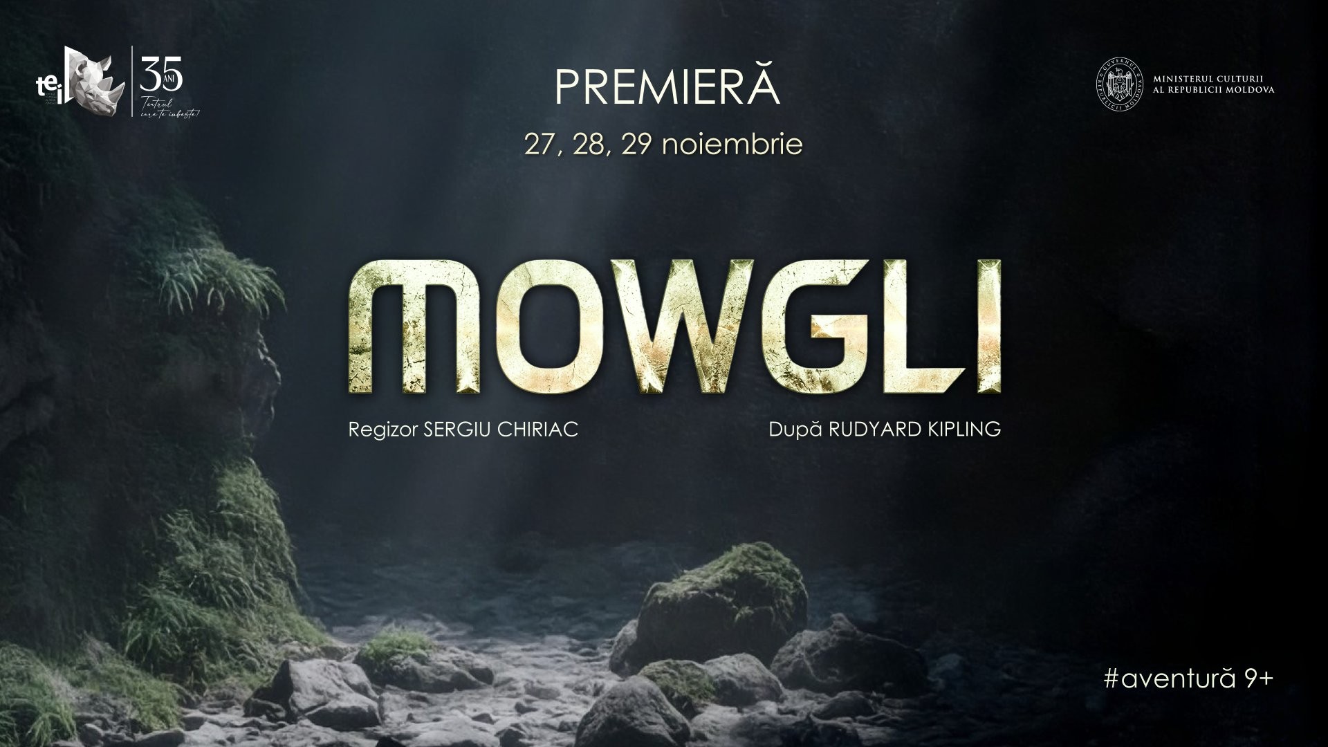 PREMIERĂ - MOWGLI 29.11.2026 - Aventură 9+